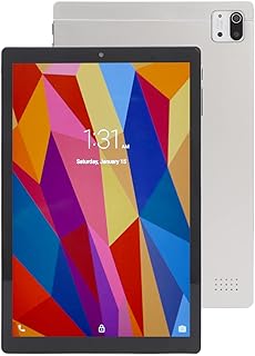 11 Tablet, 10.1in Gaming Tablet, 1960x1200 IPS Touch Screen, Octa Core 8GB RAM 256GB ROM, 5+13MP Camera, 2.4G/5G WiFi, BT5.0, USB C, 6000mAh Battery, Silver