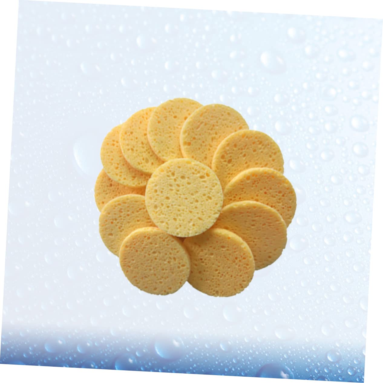MAGICLULU 3 Set Di Dischetti Struccanti in Morbido Cotone Per Il Viso Dischetti Rotondi Spugna Per Il Trucco 80x8 Mm 20 Pezzi*3
