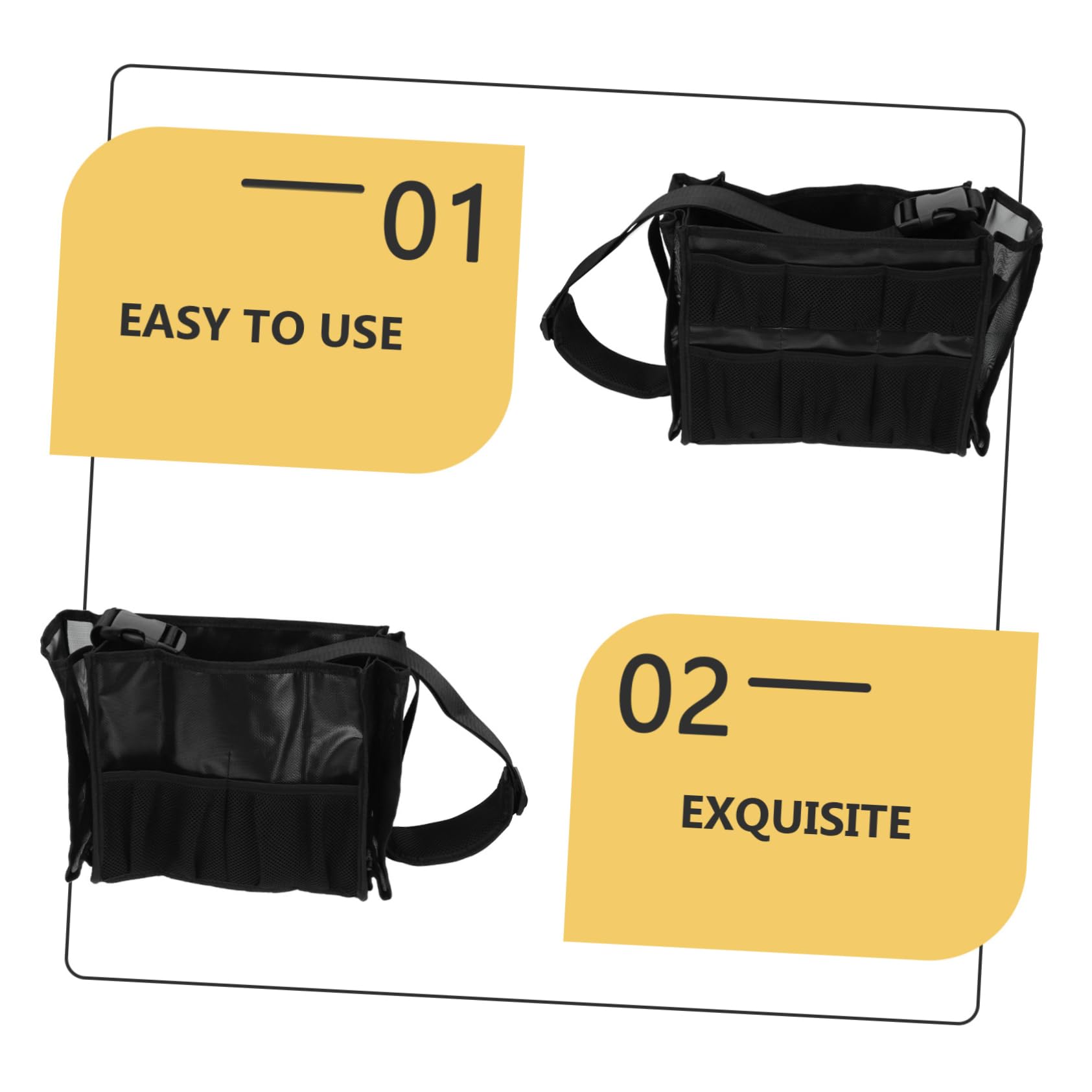 VALICLUD Tragbare Kosmetiktasche für Visagisten mit Großem Fassungsvermögen aus Mesh Wasserfest und Einfach zu Verstauen für Make Up Pinsel und Professionelle Nutzung