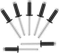 Vista 17 de ALLCLEAN 60 piezas de remaches ciegos de aluminio de 1/4" x 1", remaches pop de 6,4 x 25mm, agarre de aluminio y mandril de acero