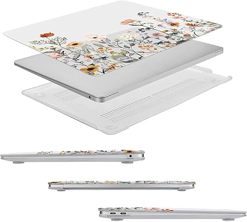 Miniatura 5 de MOSISO Funda compatible con MacBook Air de 13 pulgadas 2022-2018 A2337 M1 A2179 A1932, funda de neopreno y funda rígida de plástico con diseño de