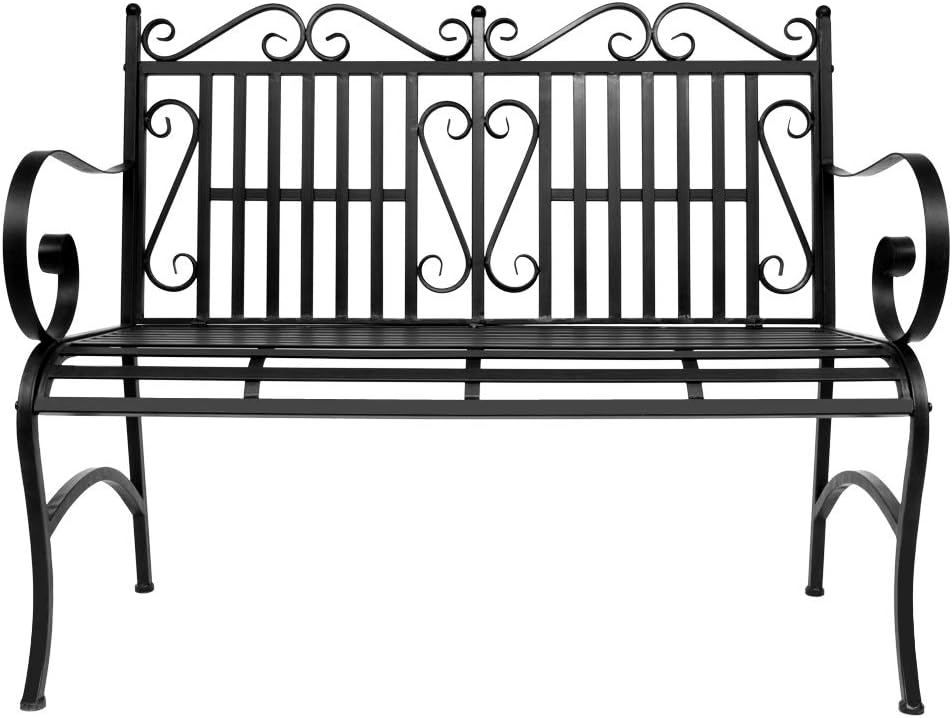 2Seater Foldable Outdoor Patio Garden Bench Porch Chair