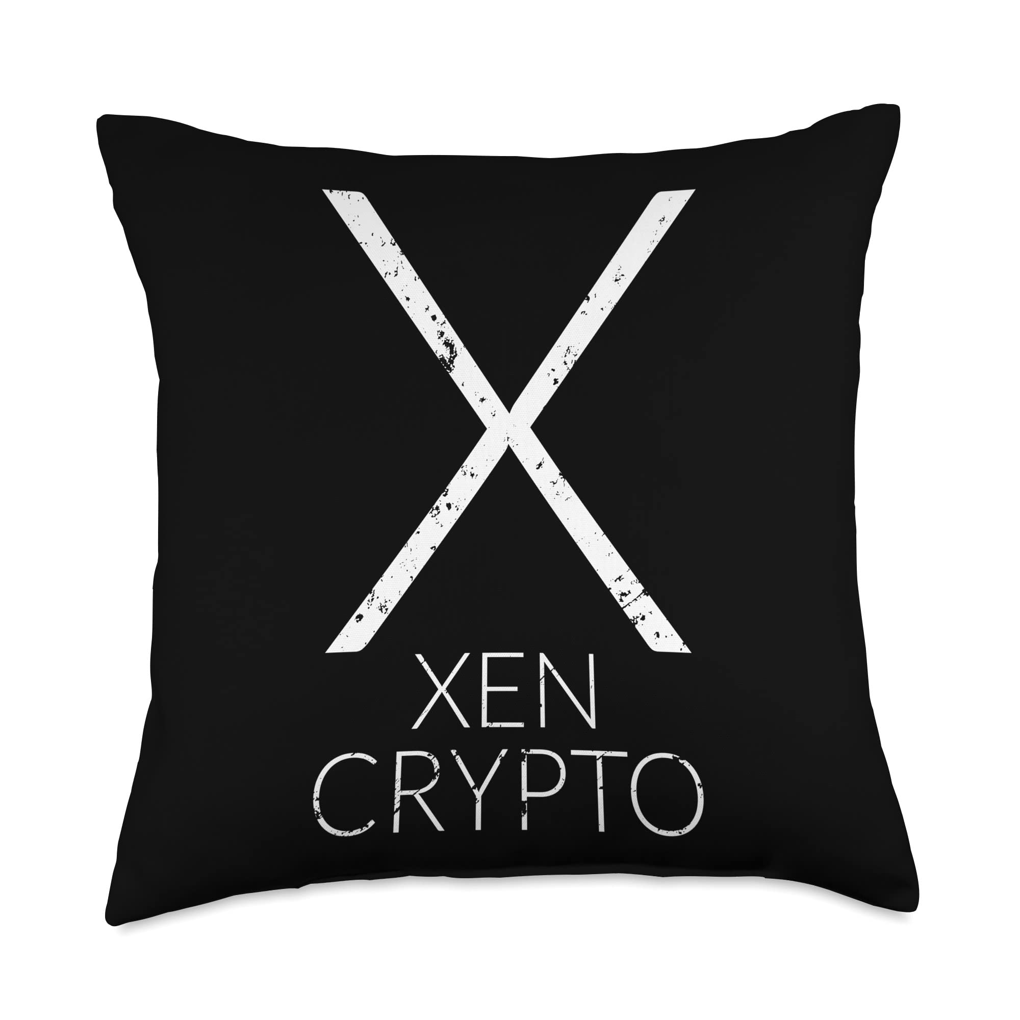 Amazon.com: XEN Crypto XENFTs Xen Cryptocurrency Distressed Throw Pillow :  Home & Kitchen