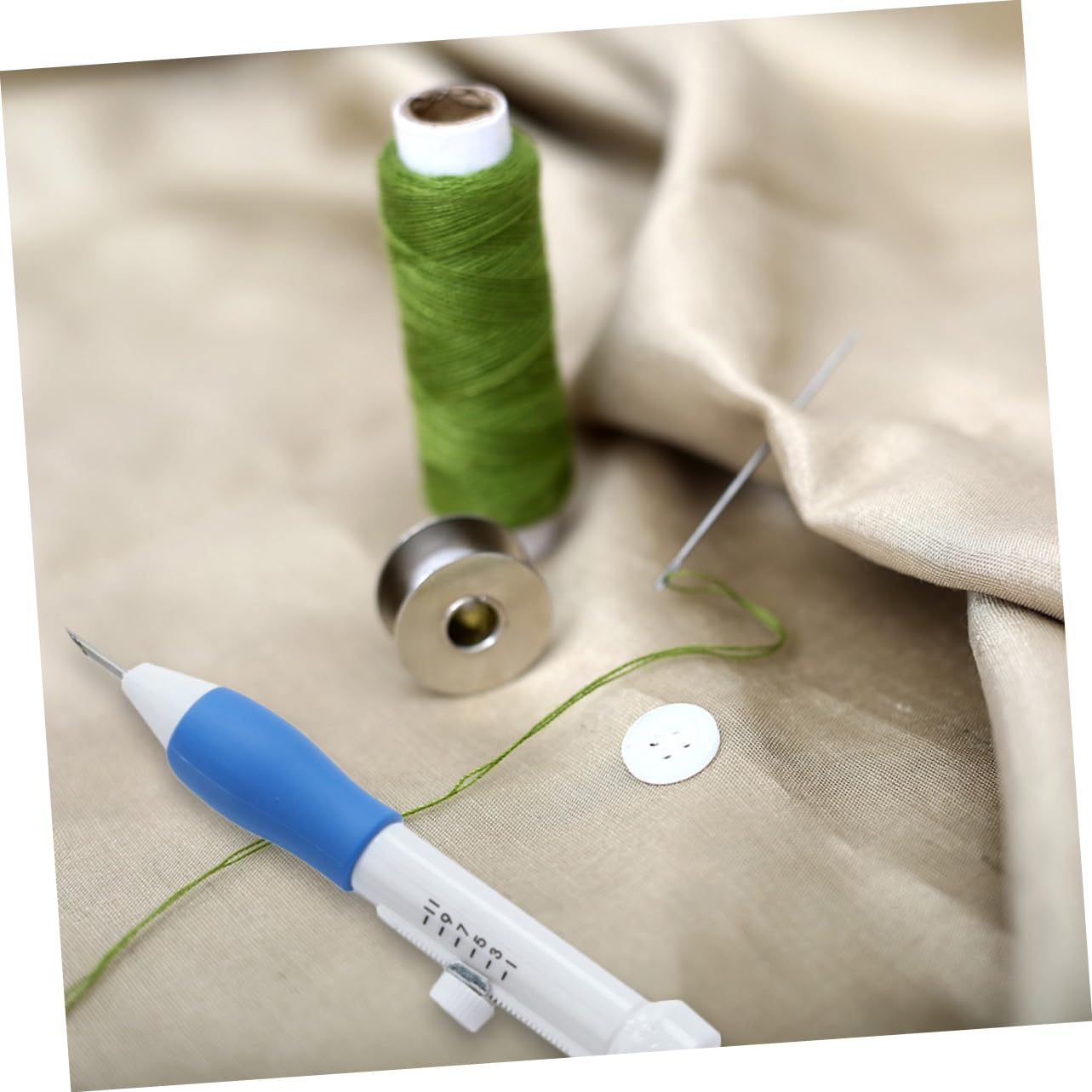 HOMSFOU 1 Set Punch Needle Tools Punch Embroidery Needle Needles Yarn Stitch Fabric Sewing Embroidery Accessories Embroidery Supplies Embroidery Pen Weaving Tools Plastic