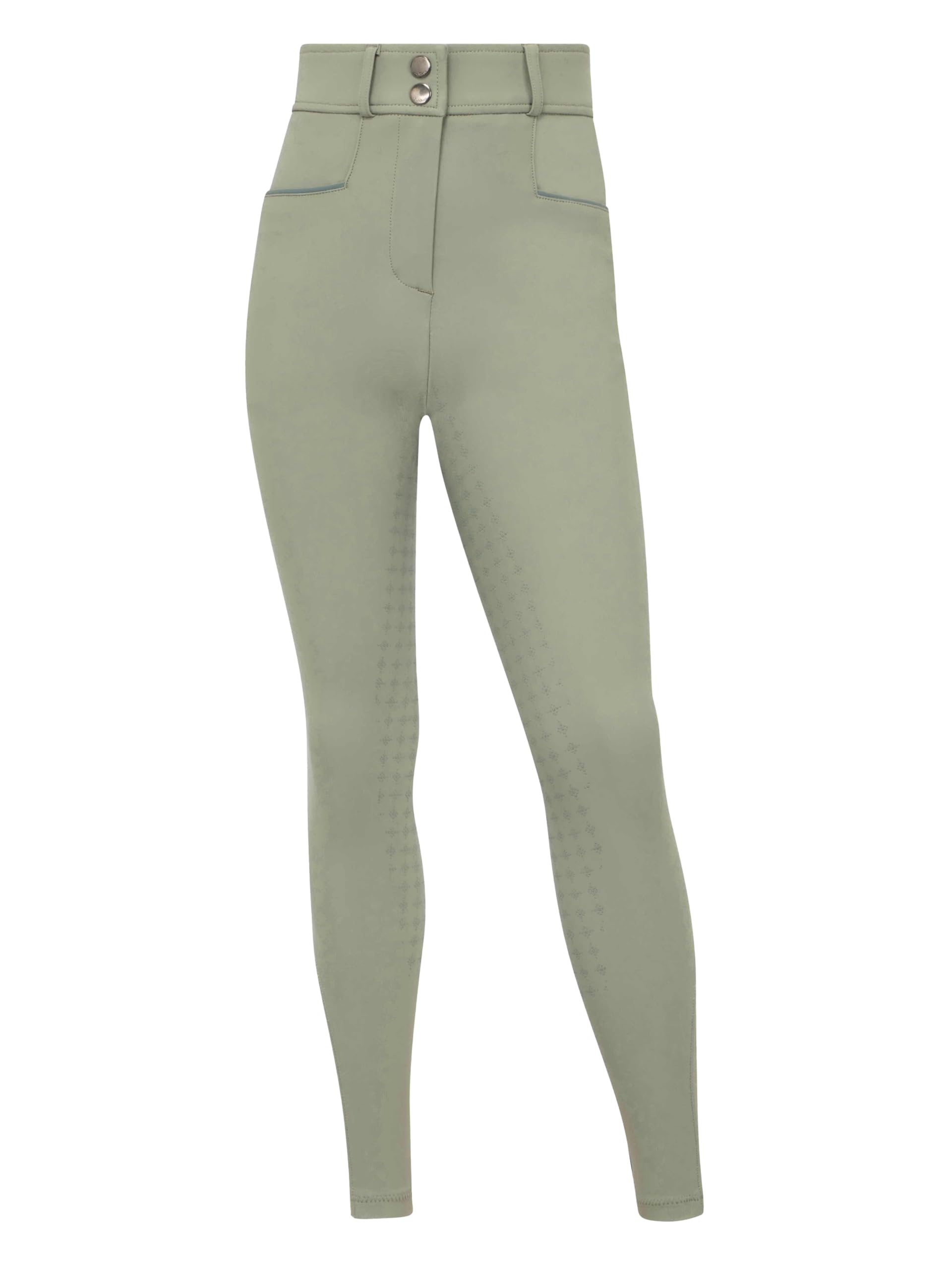 LeMieux Young Rider Izzy Full Seat Breeches - Childrens Equestrian Horse Riding Trousers - Silicone Grip - Rosemary - 11-12yeas