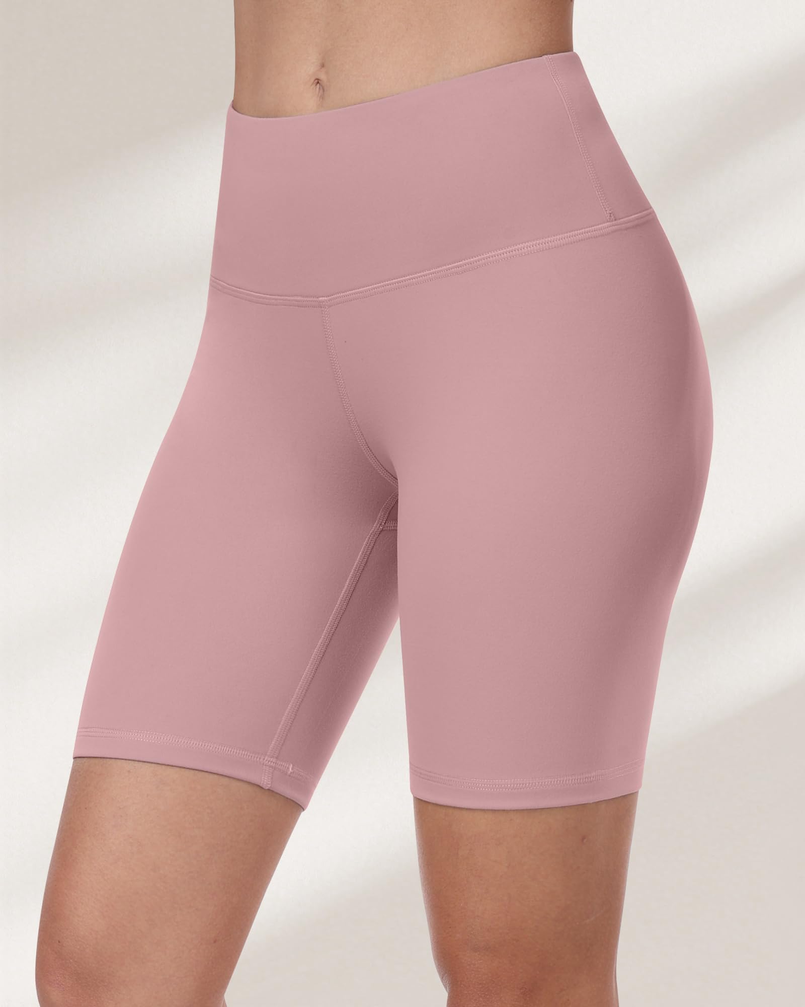 Pantalones cortos de ciclismo para mujer, cintura alta, control de abdomen, suaves, atléticos, gimnasio, yoga — view 7