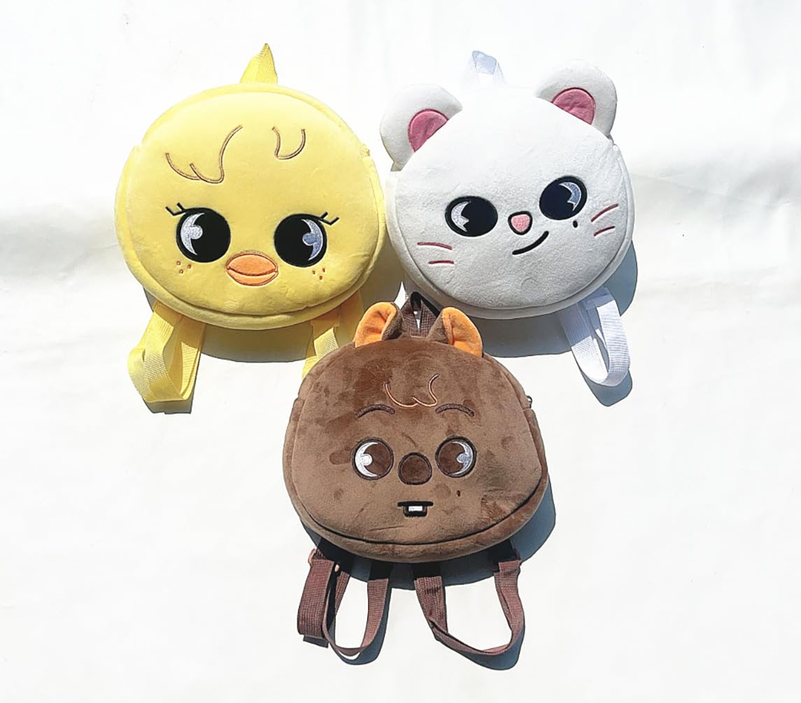 SKZ Mini sac à dos en peluche - Sac à dos KPOP au design SKZoo pour filles/adolescentes