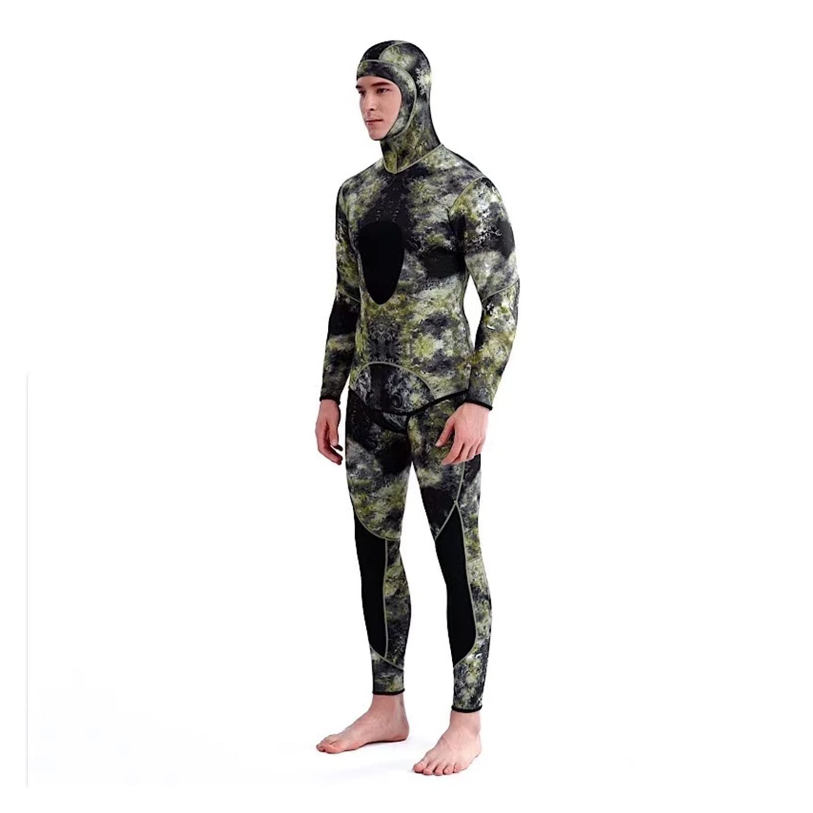 Sprzęt do nurkowania SCR Neoprenowe 3mm Kombinezony Do Pływania Męski Kombinezon Do Nurkowania Split Snorkel Swimsuit Łowiectwo Podwodne Surfing Kombinezon Sprzęt Korzystanie z bezpieczniejszego(Top a