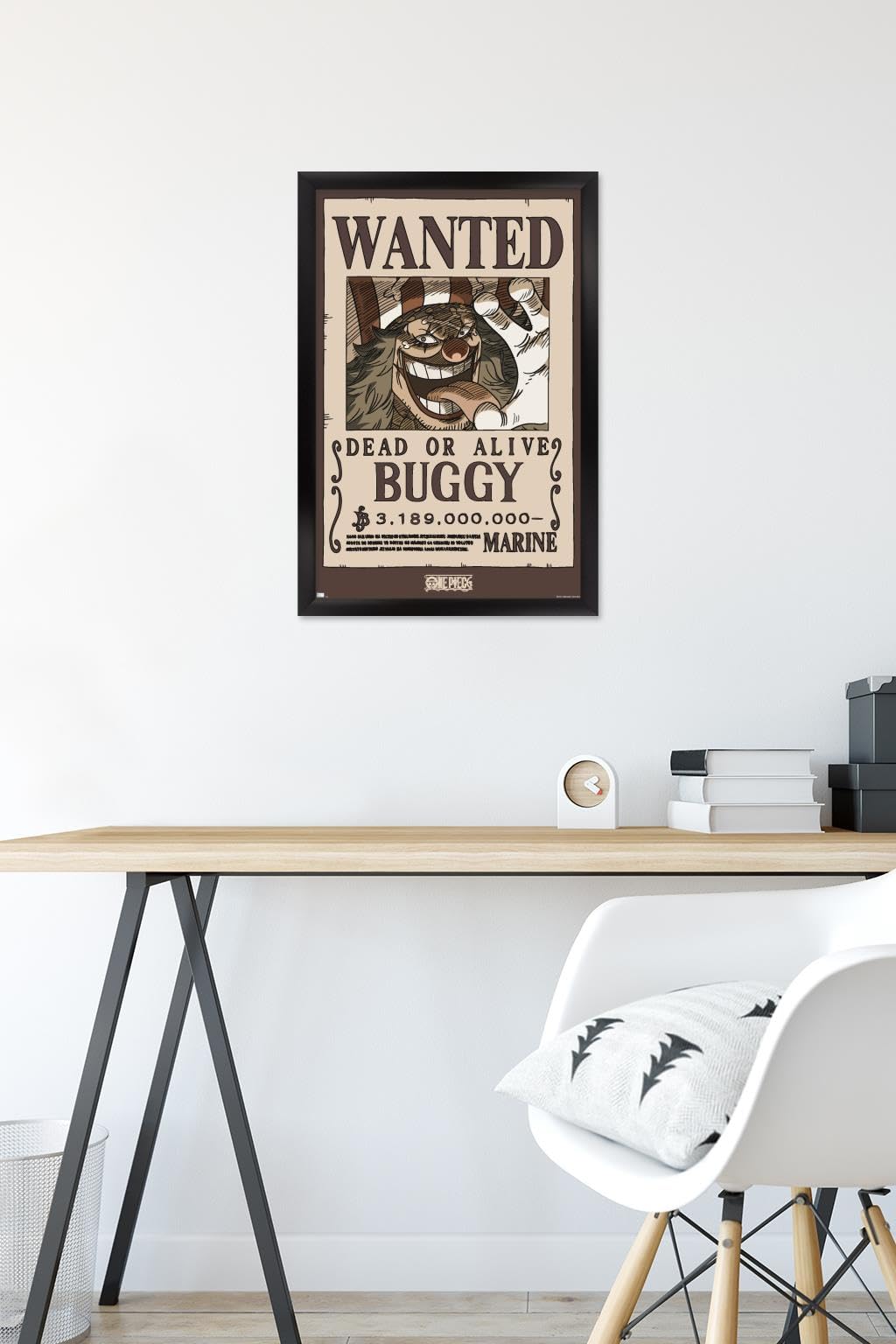 Amazon.com: One Piece - Buggy Wanted Poster Wall Poster, 22.4L