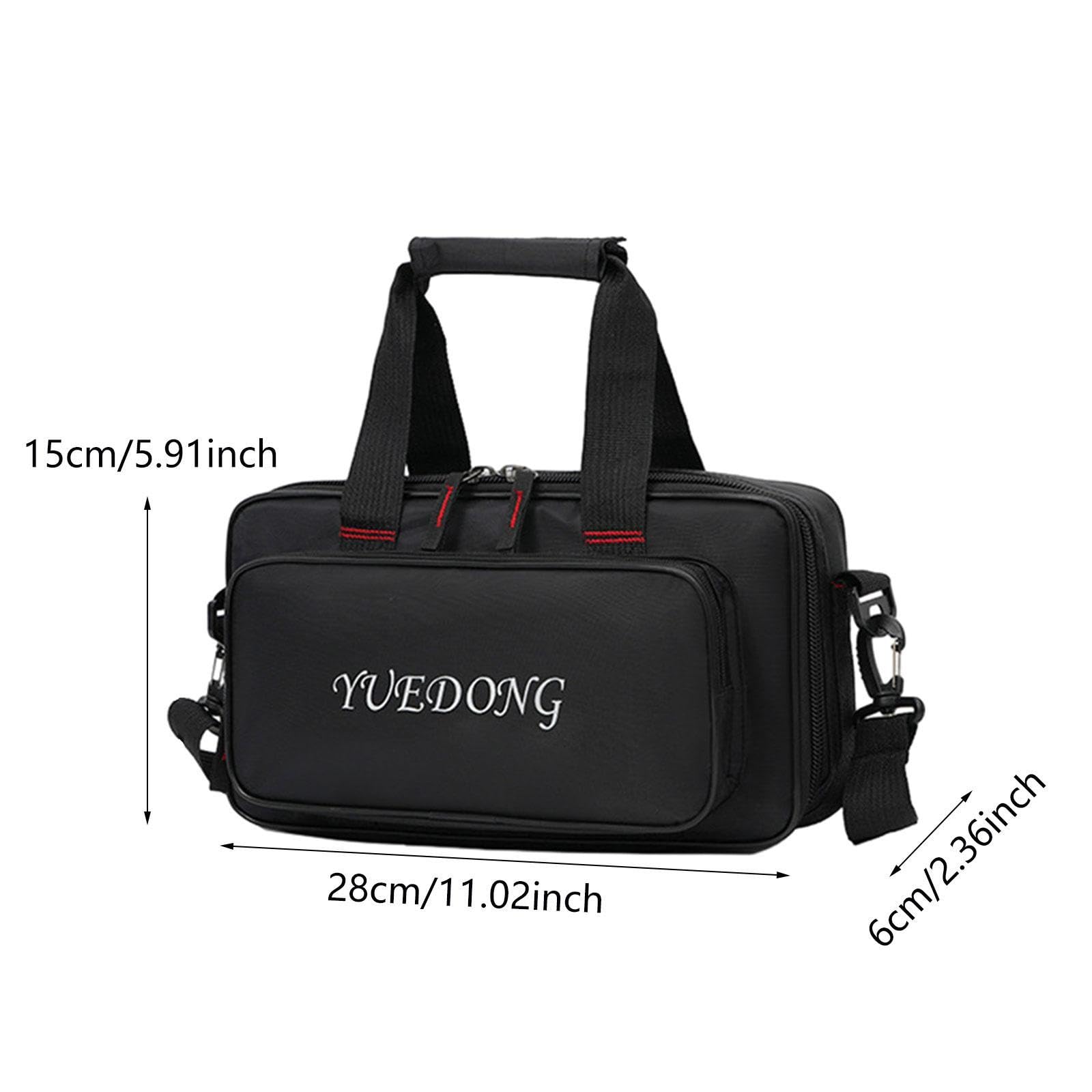 F Fityle Estuche para Pedalera de Efectos de Guitarra, Funda para Transporte, Accesorio para Guitarra, Estuche para Pedalera de Instrumentos Musicales para Pre, 28x15x6cm