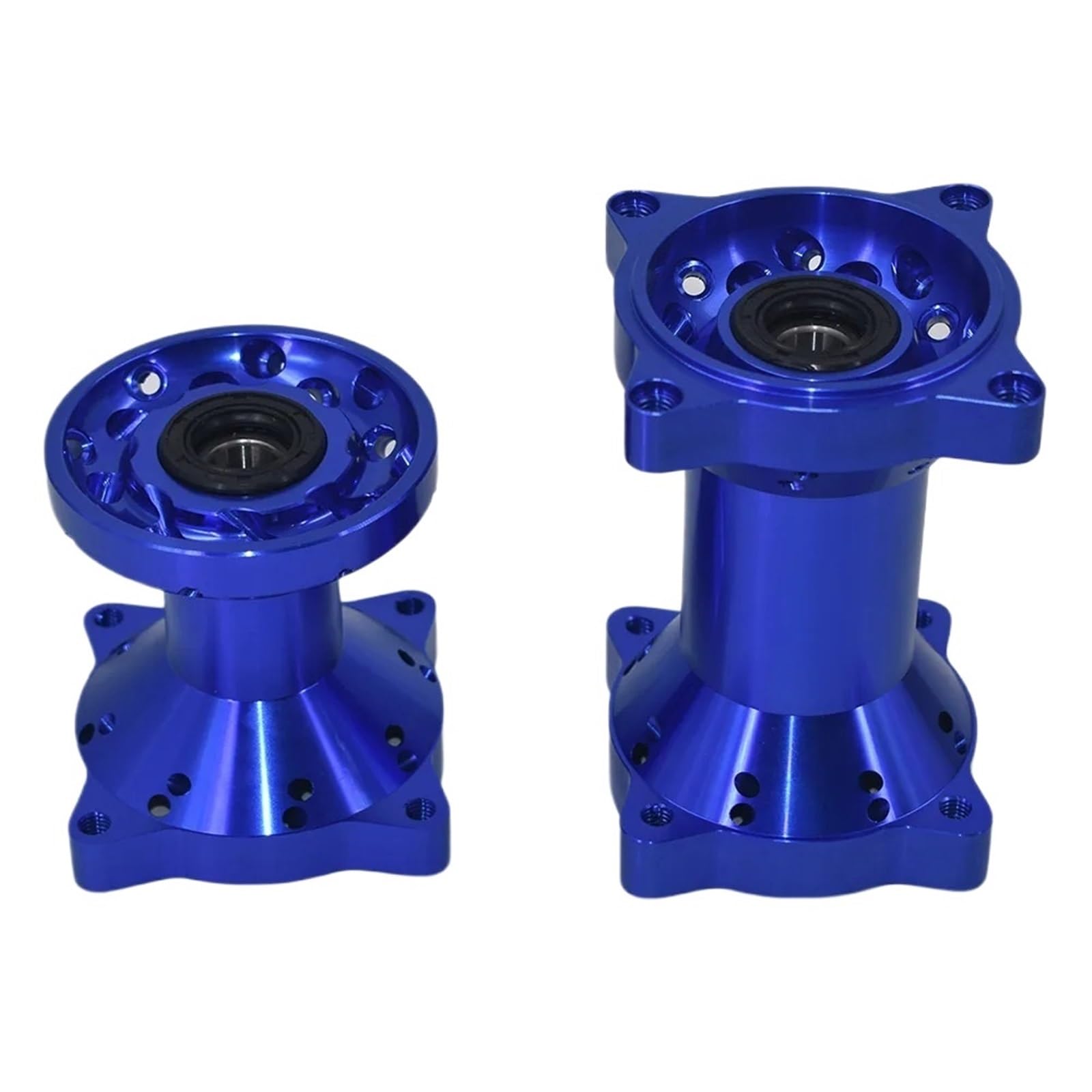 Vorderradfelge Dirt Bike Felgennabe 15 mm Radachsloch vorne und hinten für 10 Zoll, 12, 14, 17 Radnabe(Blue Set)