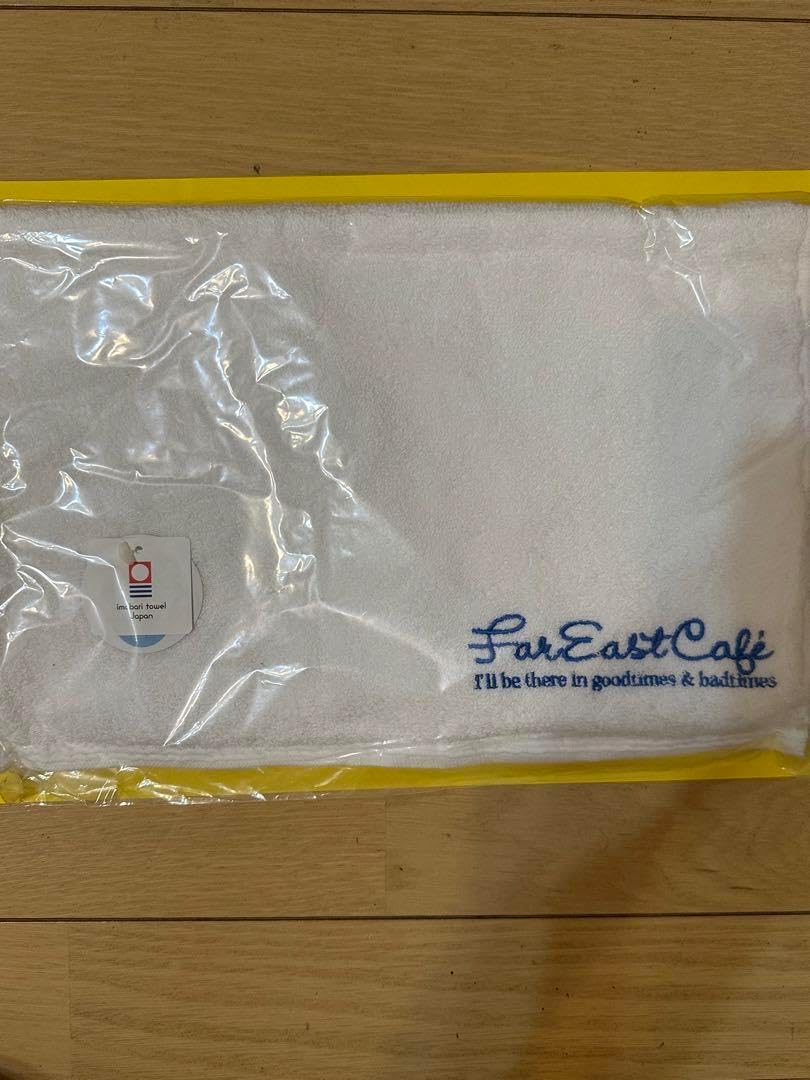 小田和正さん　far east cafe グッズ　今治フェイスタオル① 小田和正さんfar east cafe グッズ今治フェイスタオル