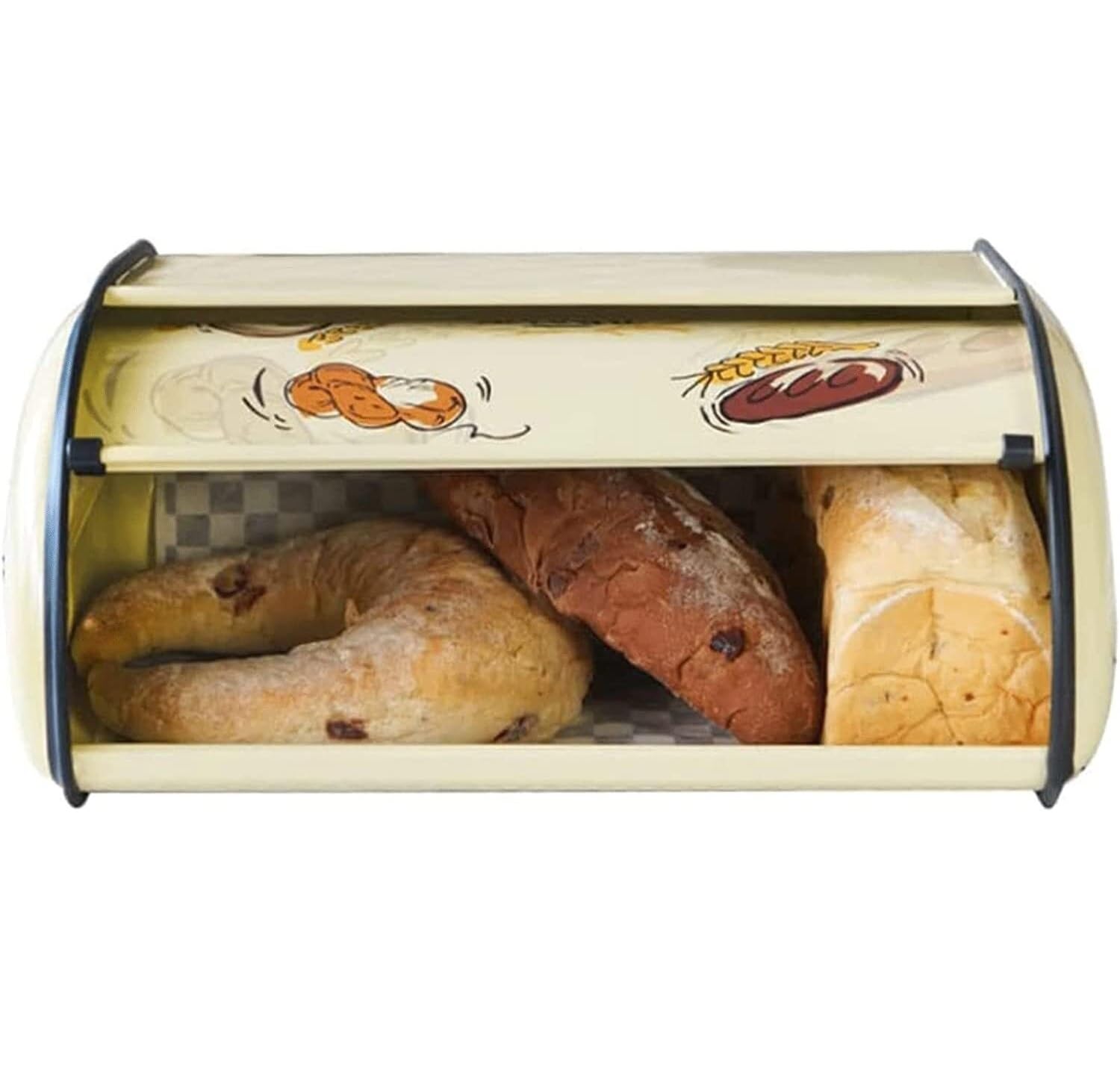 Przechowywanie Kuchenne Flip Top Pojemnik Na Chleb Vintage Blat Wielofunkcyjny Do Przechowywania Wystrój Do Przechowywania Chleba
