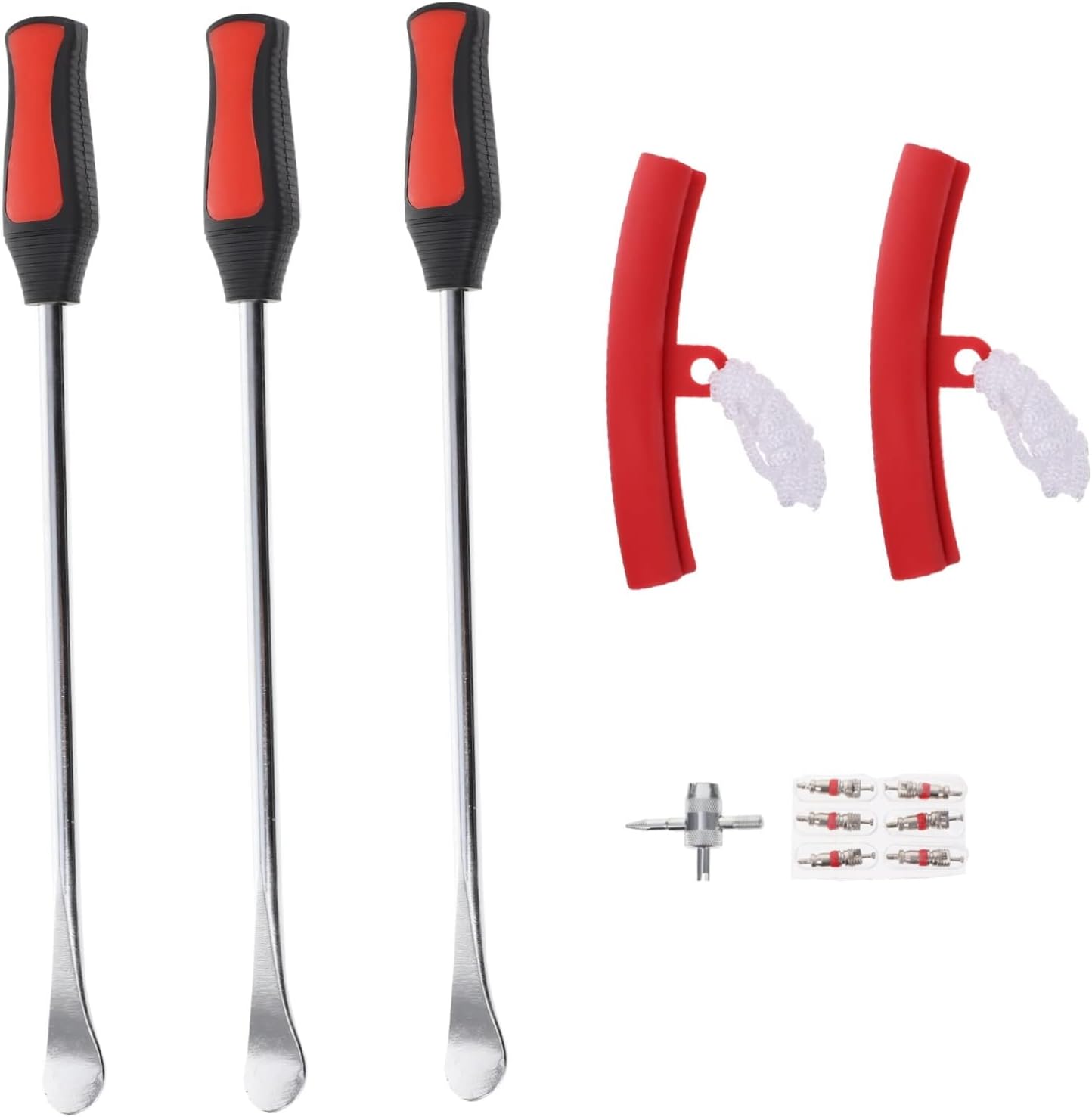 1 Set Tire Spoon Tool Kit for Easy Motorcycle Tire Changes Durable Levers with Rim Protector for Bike Lawn Tractor Repairs