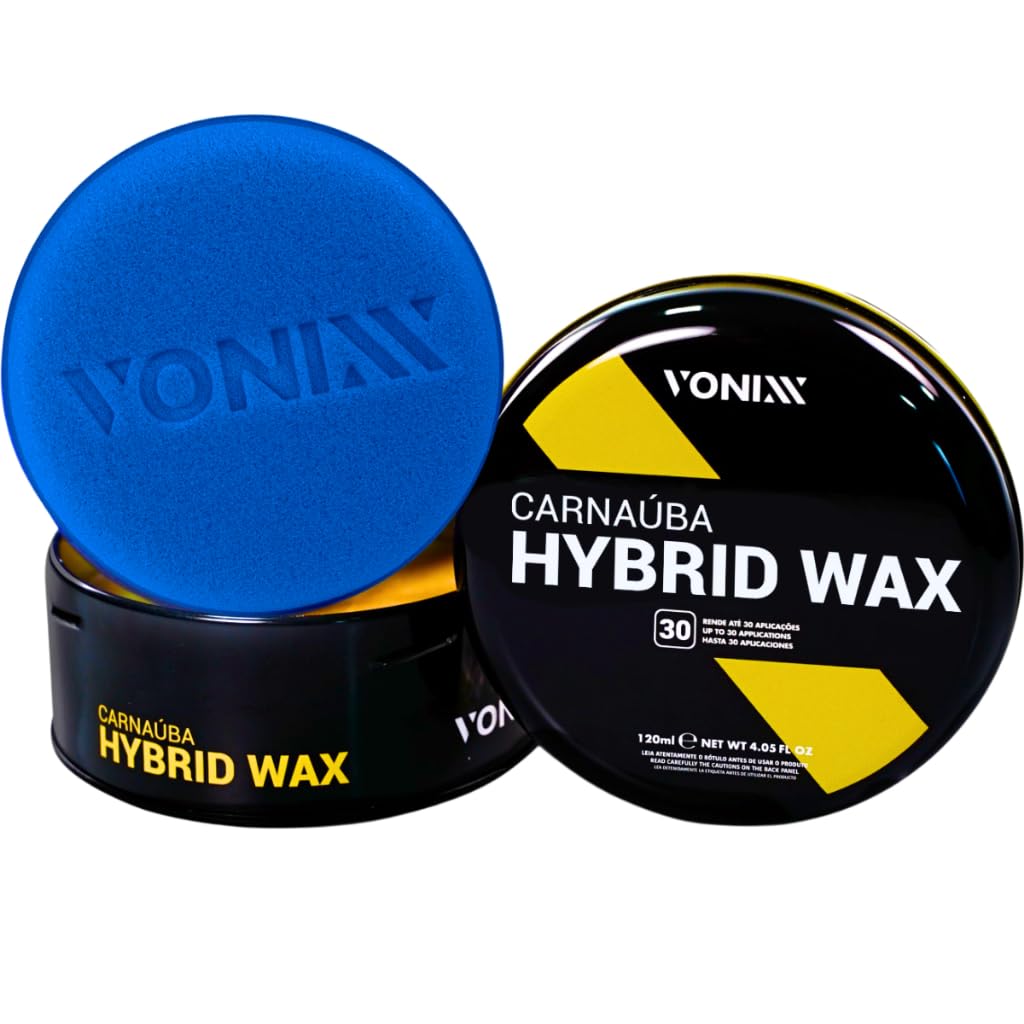 Cera Hybrid Wax 120ml Carnaúba Automotiva Protetora Vonixx