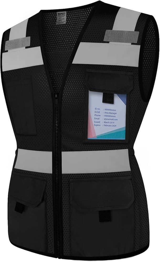 Ladies black work vest Clearance