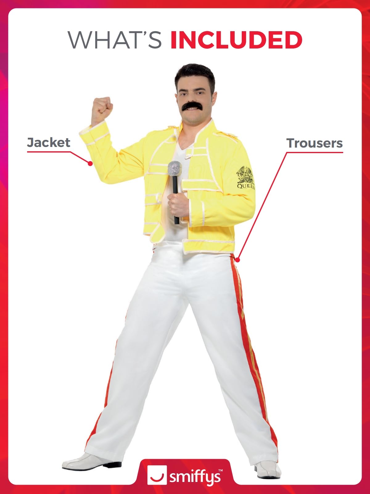 Queen Freddie Mercury Costume (L)