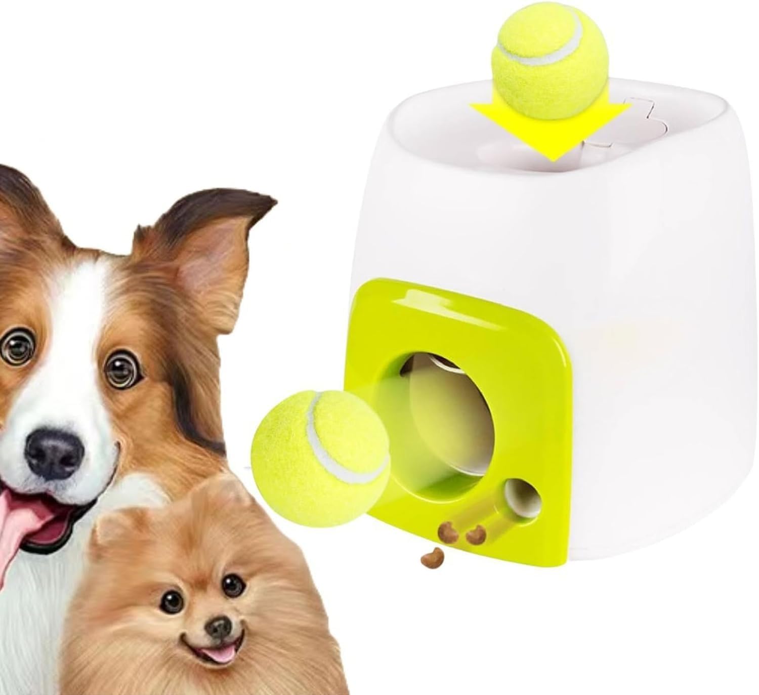Pet Supplies : Automatic Dog Ball Reward, Dog Food Reward Machine ...
