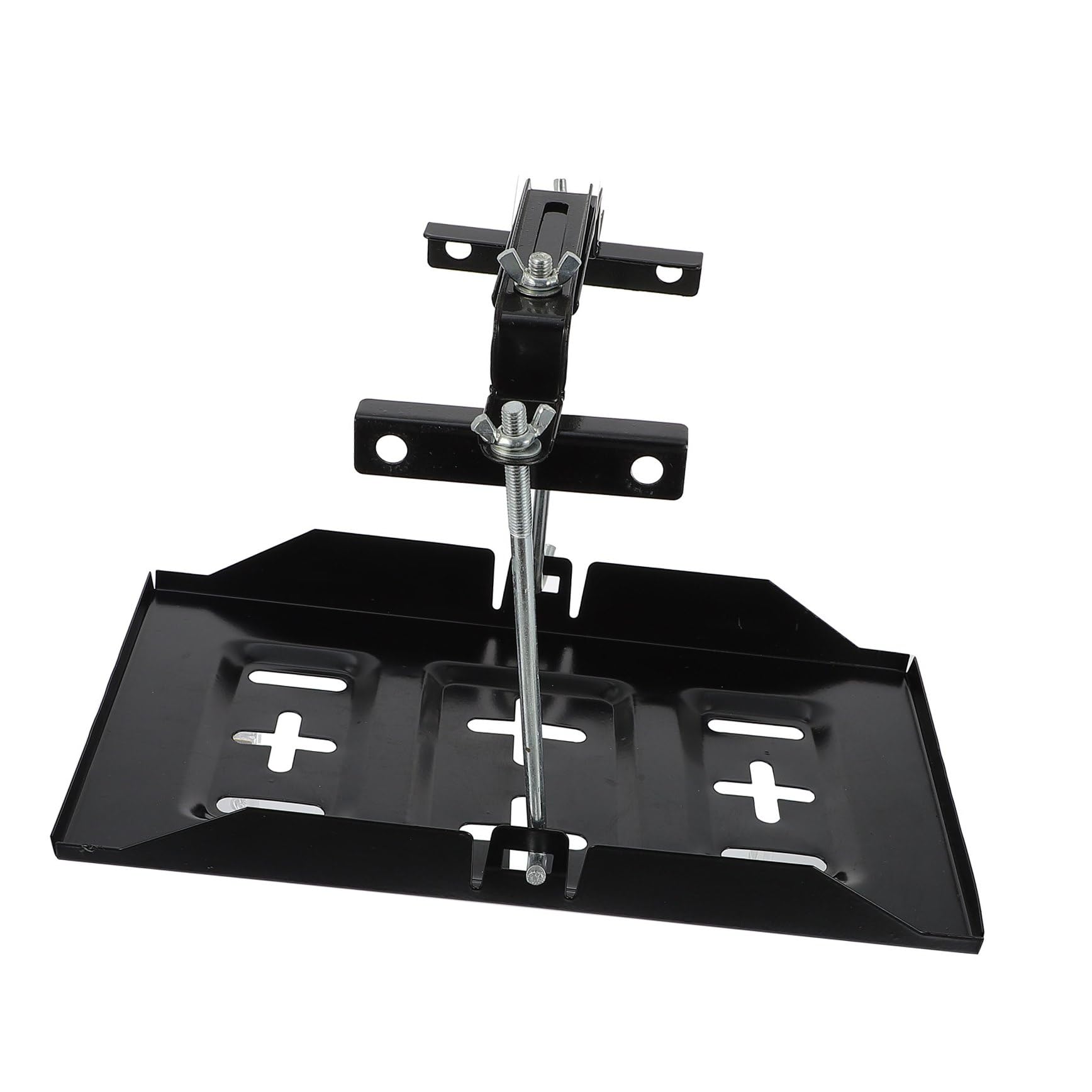 Fer Noir Support de Batterie de Voiture 1 Set