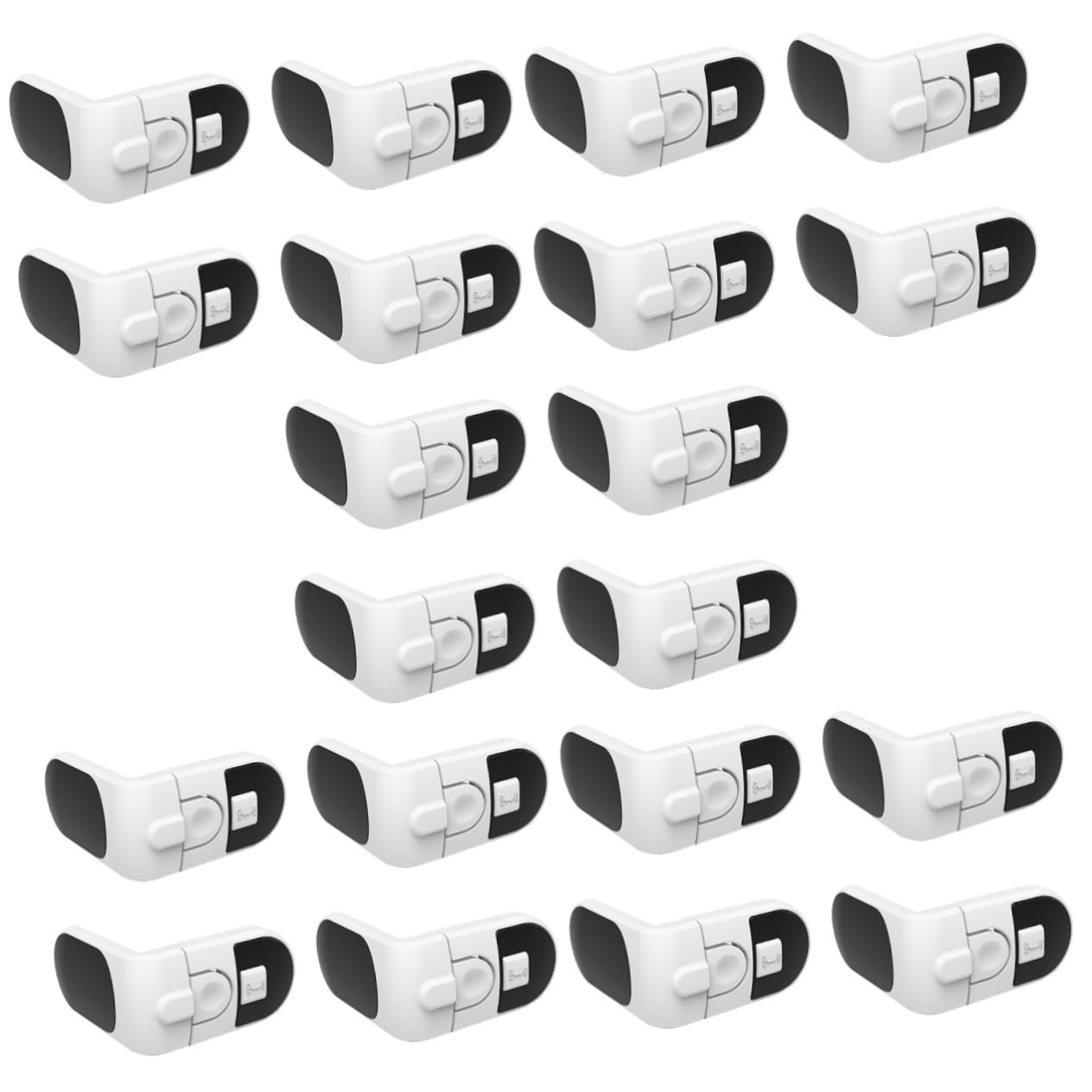 UPKOCH 20 Piezas Cerradura De Cajón Anti-Pellizco Cerraduras De Refrigerador Para Niños Cerraduras Para Cajones Gabinetes Gabinete Cerradura Infantil Cerradura De Seguridad Para