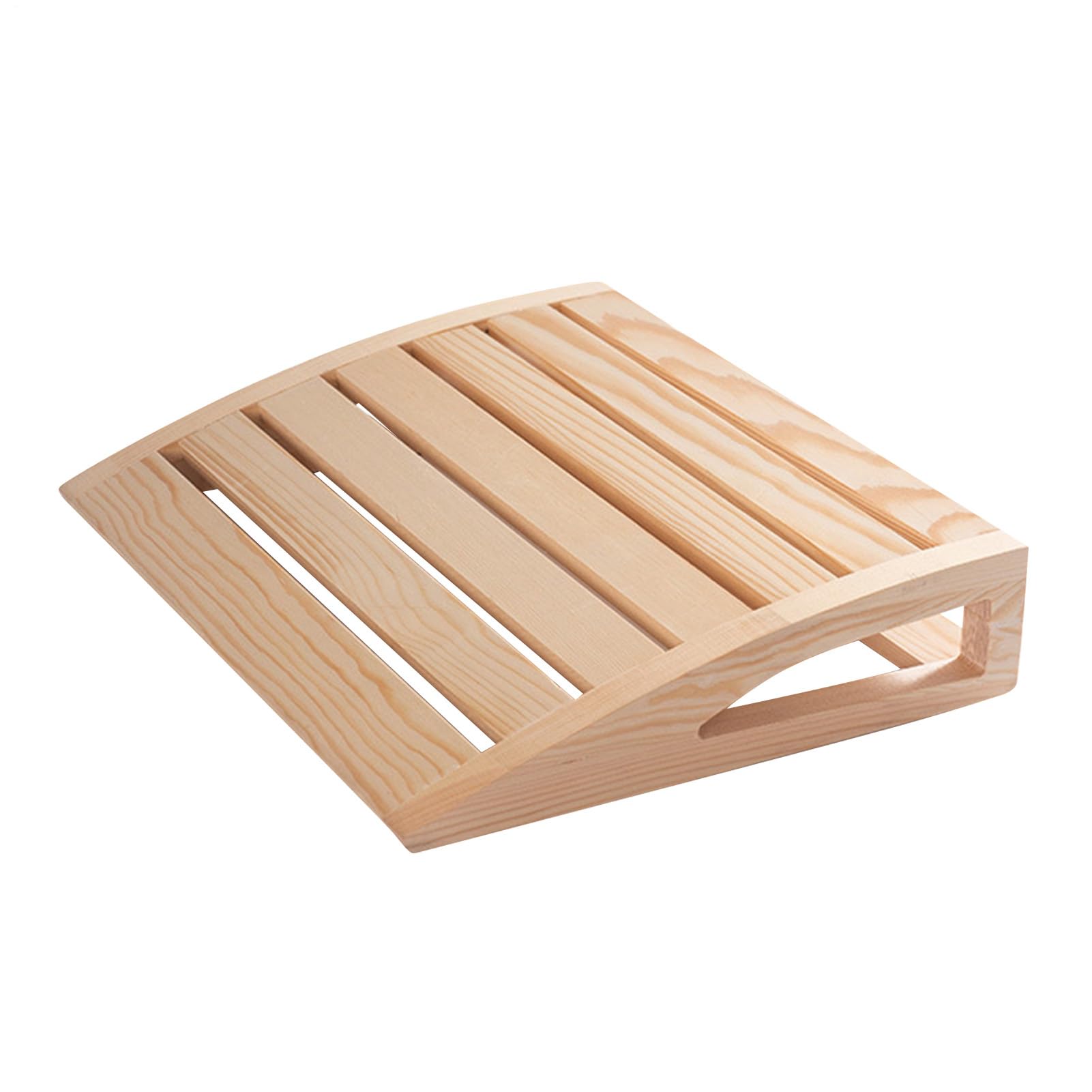 Reposacabezas de Madera para Sauna 38x31x7cm Transpirable A Prueba de Humedad Diseño Ergonómico