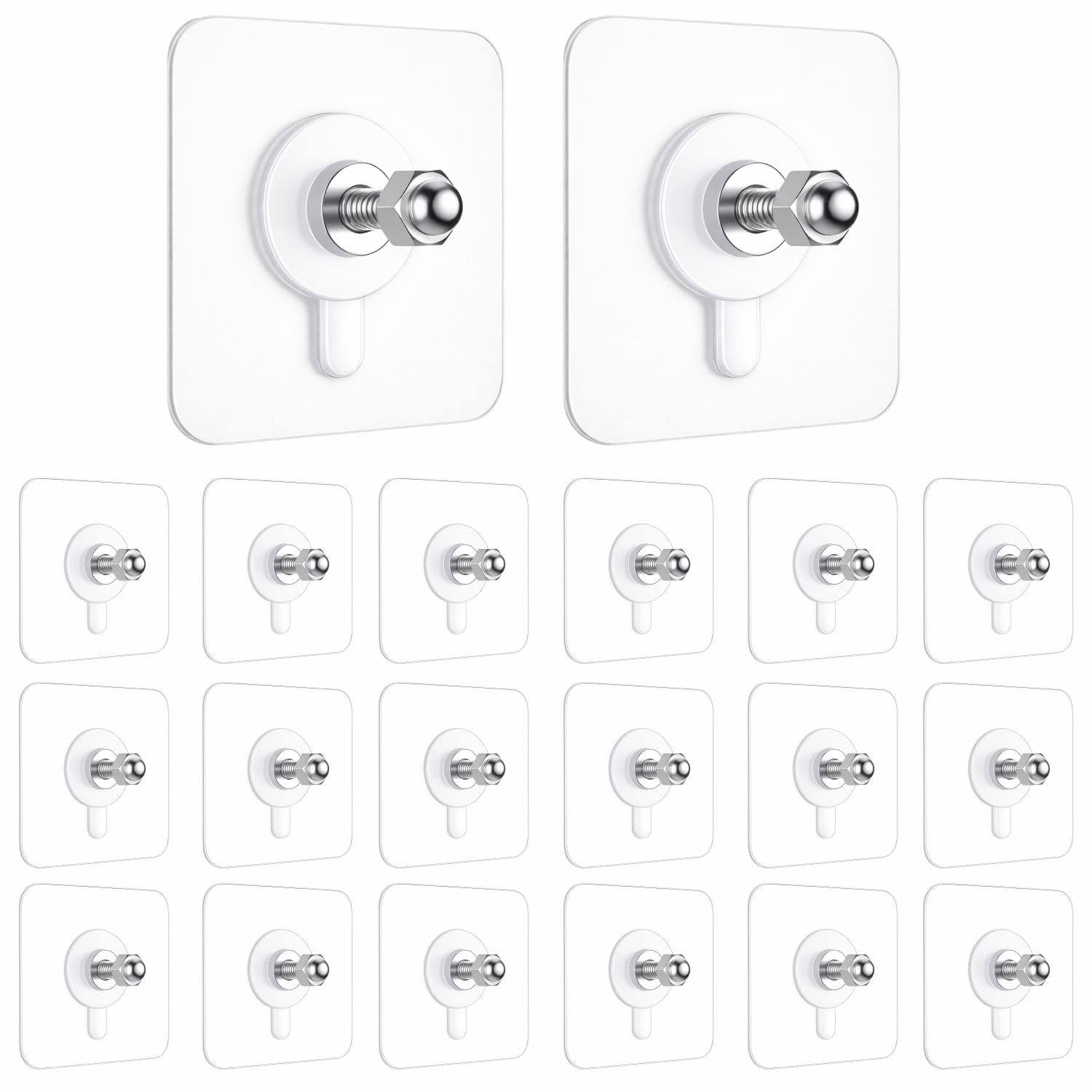 JIALTO Adhesive Hooks - No Drill Wall Hanging -12