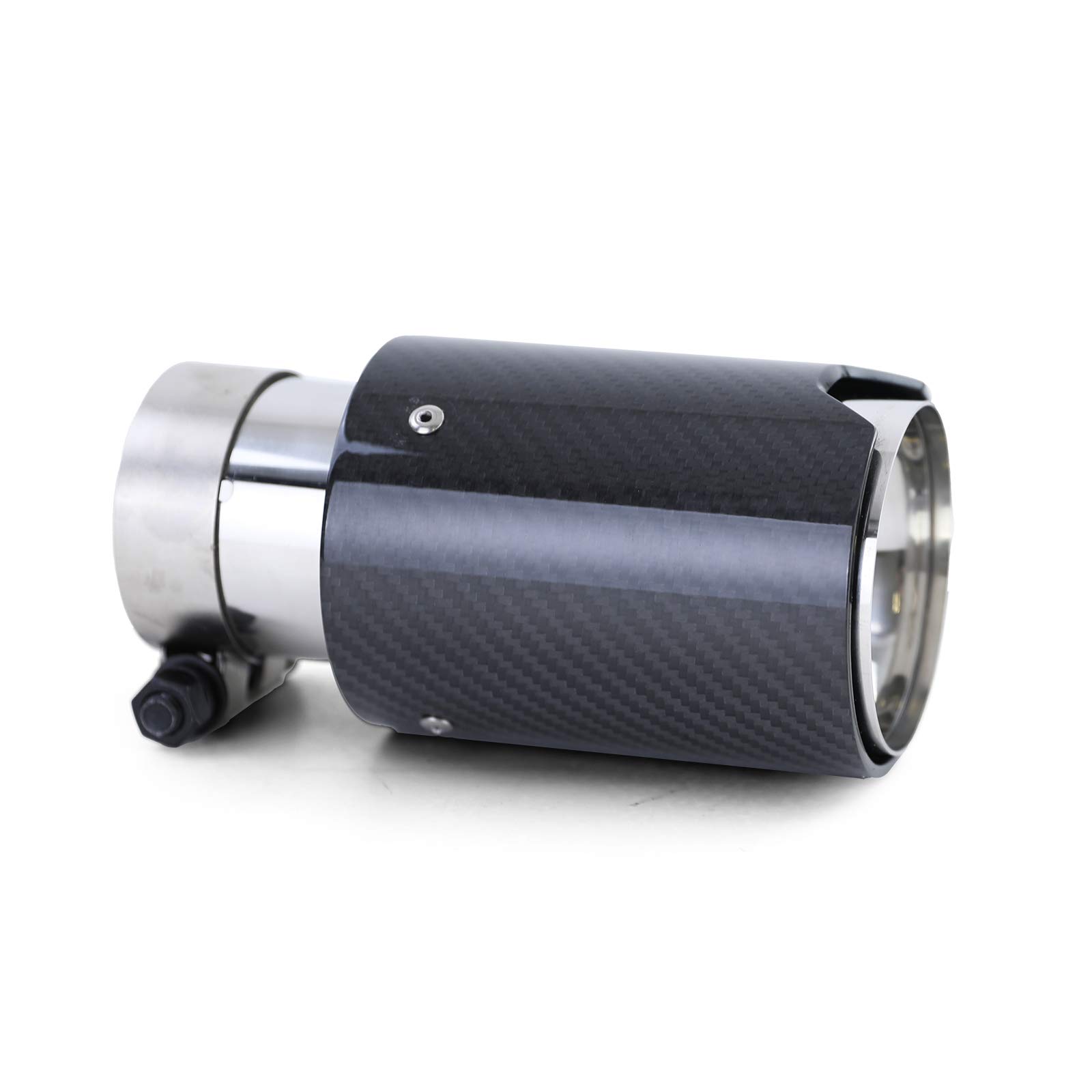 90mm Auspuff Endrohr Carbon mit Absorber für 2er BMW F22 F23 2013-2021