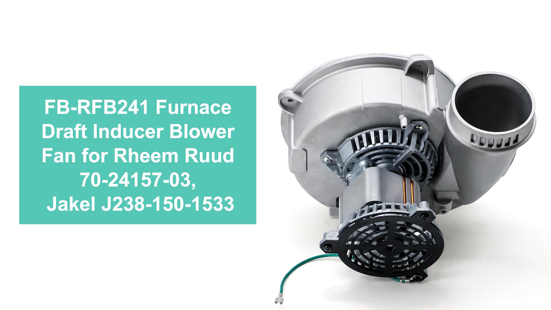 Hipoilk FB-RFB241 Furnace Draft Inducer Blower Fan Motor