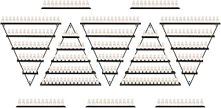 Paquete de 10 organizadores de pared de esmal...