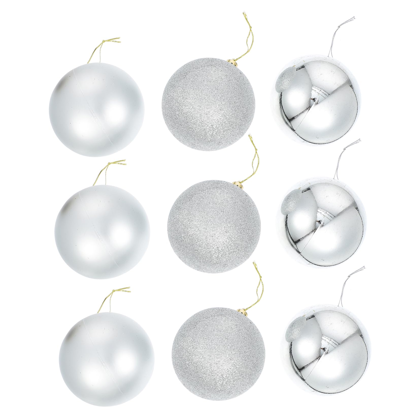 ORFOFE 24stücke Hängende Kugeln Weihnachtsdekor Kleine Kugeln Anhänger Für Weihnachtsbaum Outdoor Szene Dekoration Weihnachtsbaum Anhänger Ornament
