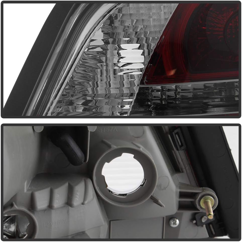 ACANII - For NEW Smoke Lens Tail Lights Brake Lamps 2013-2015 Nissan Altima 4Dr Sedan Left+Right