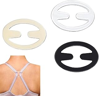CURATED CART Bra Strap Clips, 3pcs Bra Clips For Back, Anti-slip Bra Straps Holder, Buckles Cleavage Control Clips For Bra...