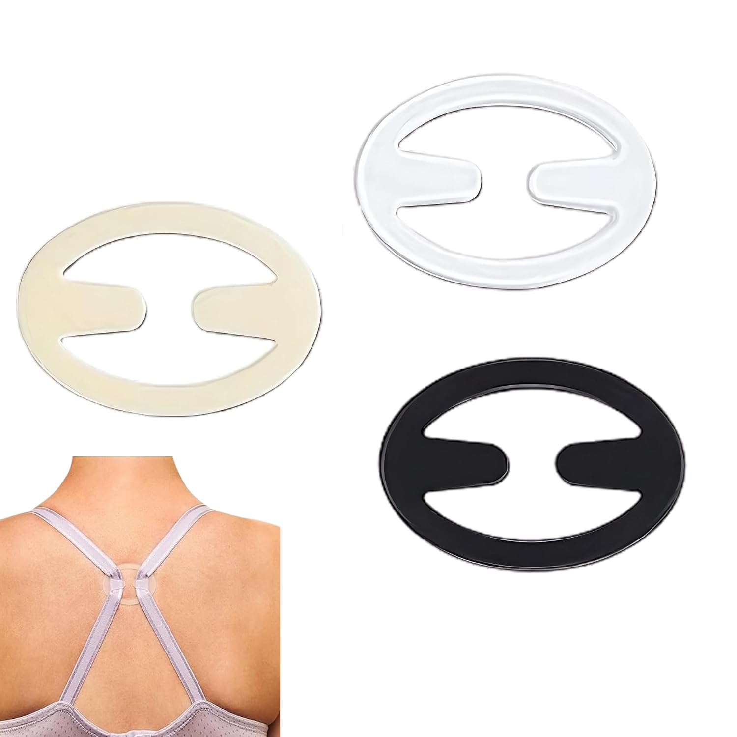 CURATED CART Bra Strap Clips, 3pcs Bra Clips For Back, Anti-slip Bra Straps Holder, Buckles Cleavage Control Clips For Bra – Bra Strap Holders For Slipping CURATED CART Bra Strap Clips, 3pcs Bra Clips For Back, Anti-slip Bra Straps Holder, Buckles Cleavage Control Clips For Bra – Bra Strap Holders For Slipping