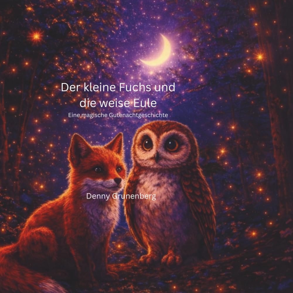 Der kleine Fuchs und die weise Eule: Eine magische Gute-Nacht-Geschichte über Freundschaft, Mut und die Wunder des Waldes