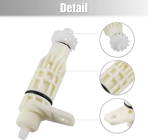 Miniatura 5 de X AUTOHAUX Sensor de velocidad de transmisión Sensor de transmisión de repuesto para Chevrolet Aveo 2004-2011 90375764 plástico metal blanco 1 unids