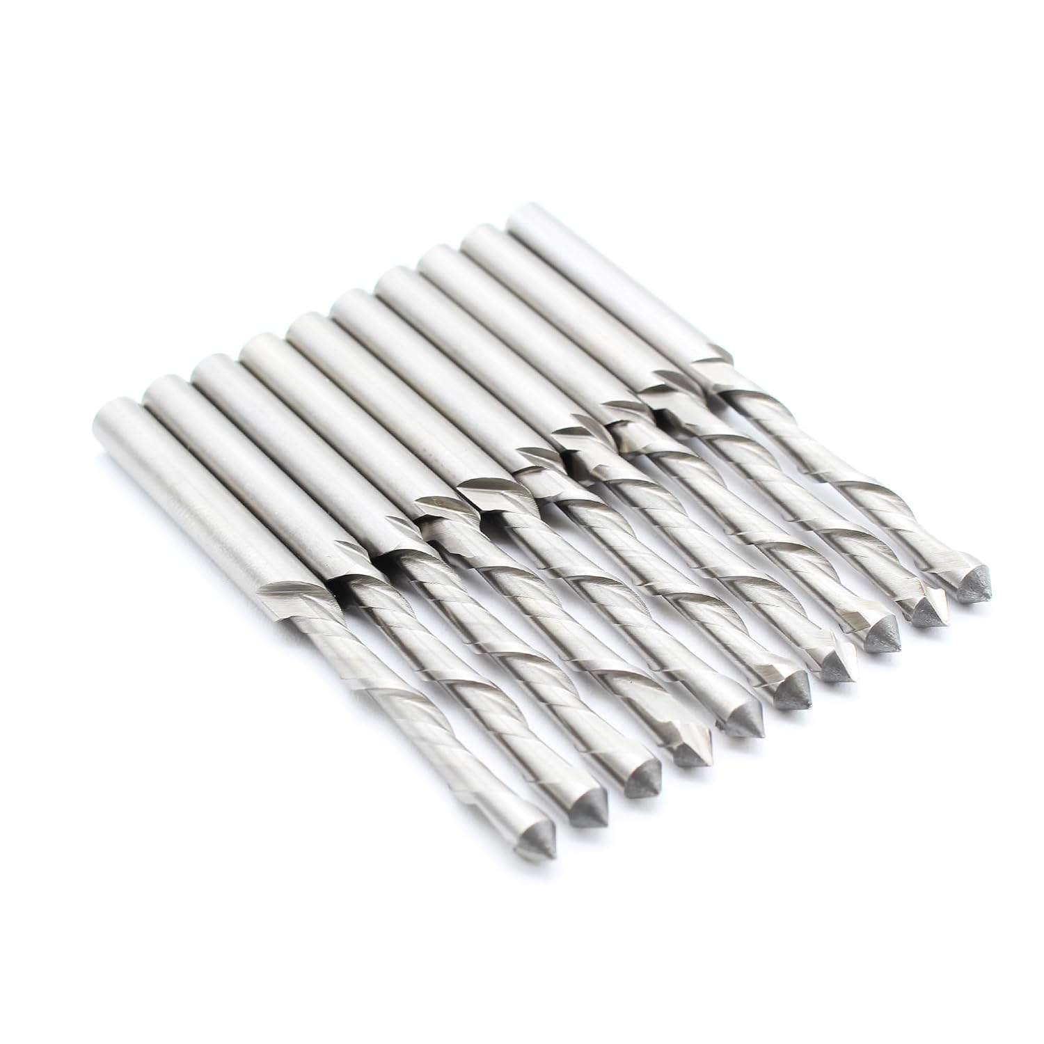 TMAX 10pc 3/16 Inch Drywall Bit Downward Spiral Router Cutout Bits