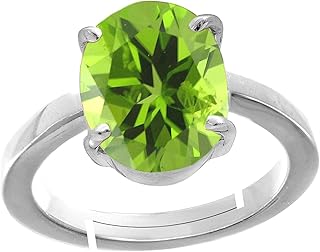jagdamba gems Certified (Special Quality) Unheated Untreated 5.37 Carat Ceylone Natural Green Peridot Adjustable Ring Gemstone by Lab Certified-picture-50