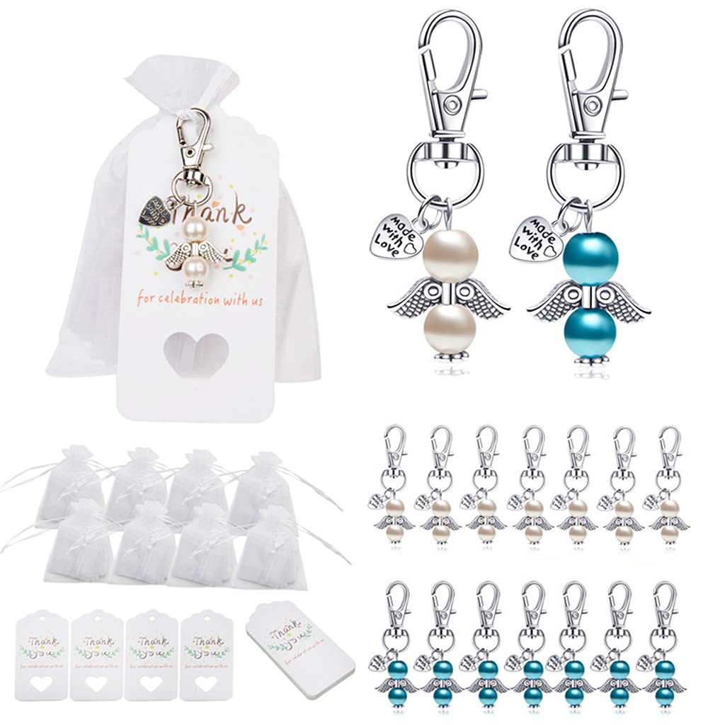 48-teiliges Geschenk-Set als Schlüsselanhänger, Dankeschön, Kraftanhänger, Süßigkeitentüten für Babyparty, Hochzeit, Party, Dekoration