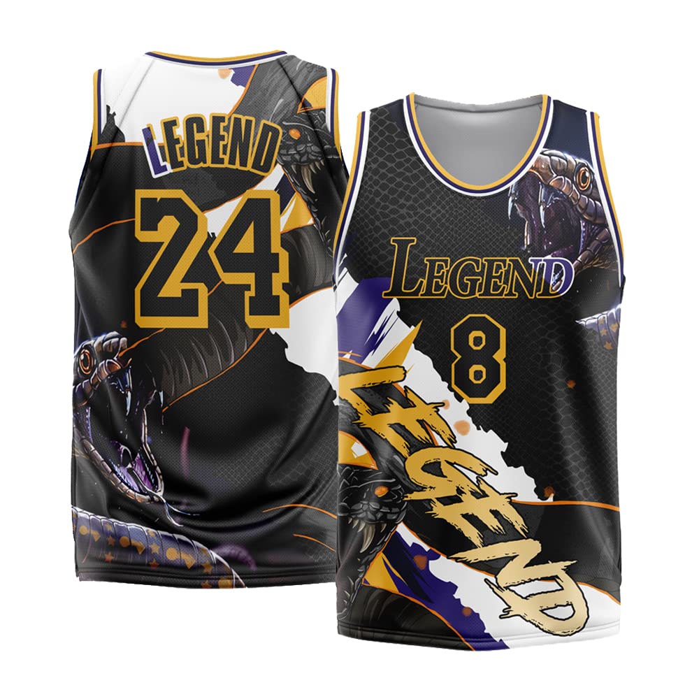 Buy DocModel Basketball Jerseys for Kids Retro Legend Player 8 Youth