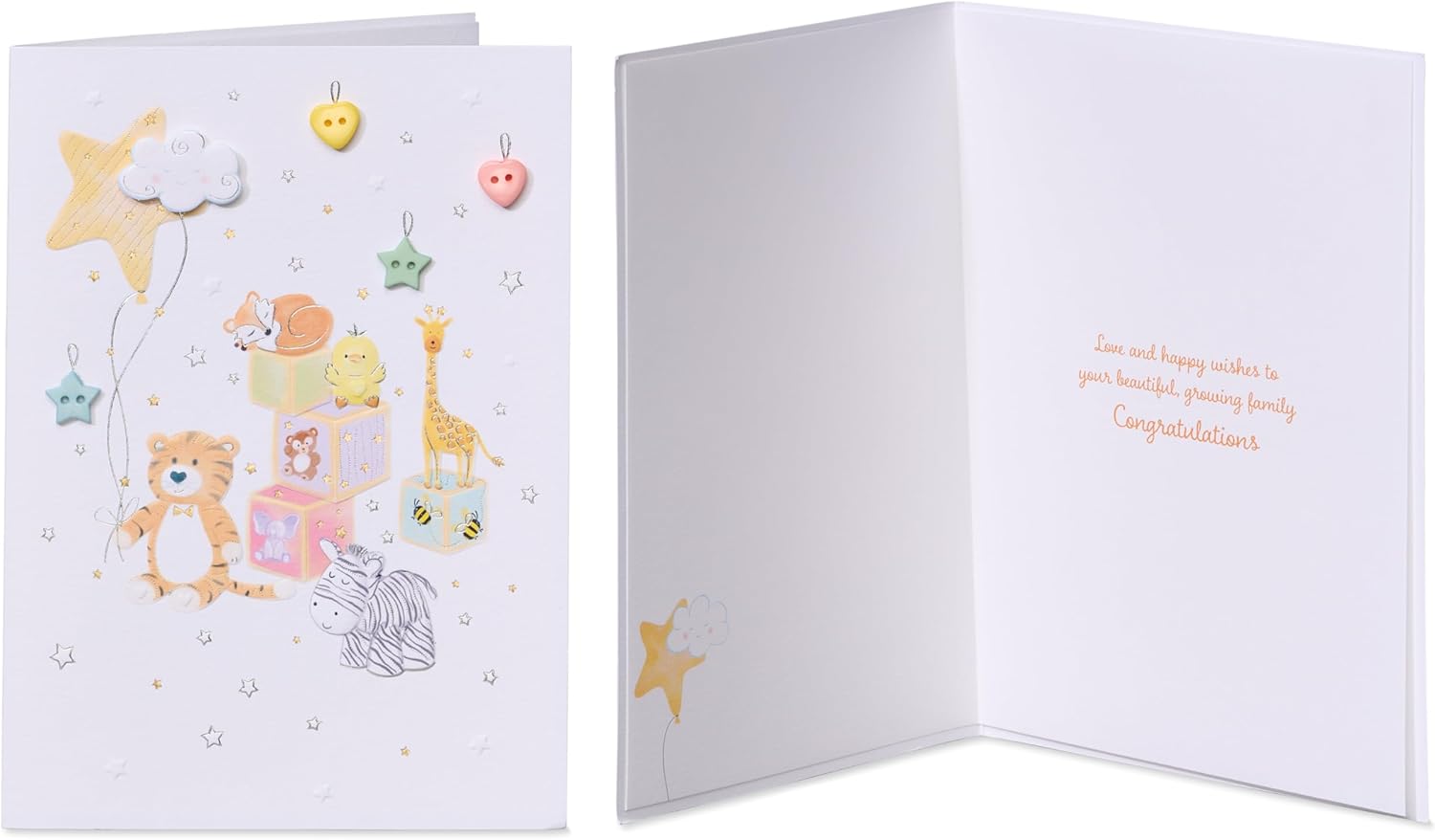 Papyrus Baby Shower Card Assortment with Decorative Box, 6-count - Designed by Turnowsky