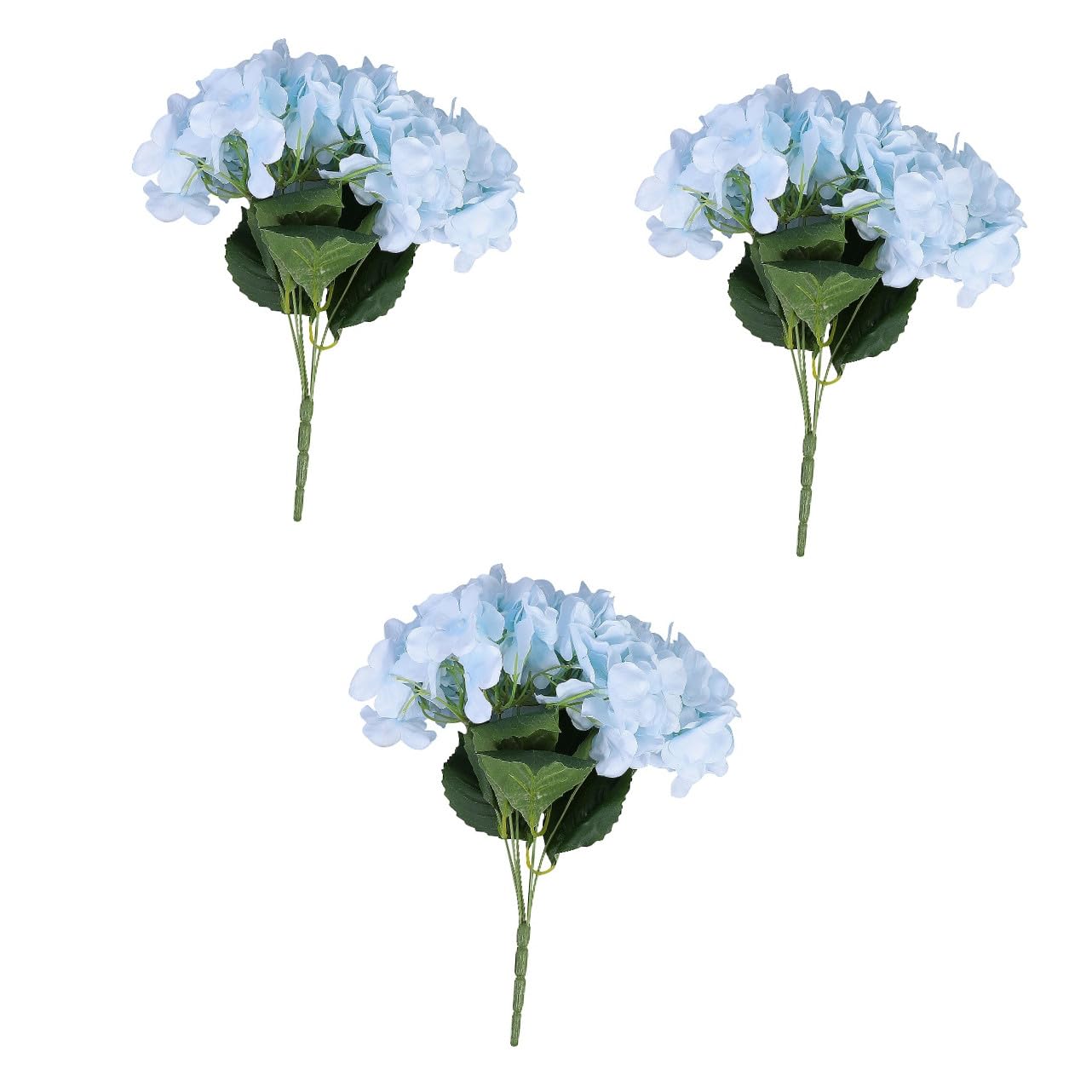 Cabilock 3piezas Adorno Floral Artificial De Hortensia Simulada para Decoración De Bodas y Hogar Flor De Diseño Elegante para Centros De Mesa y Eventos Festivos