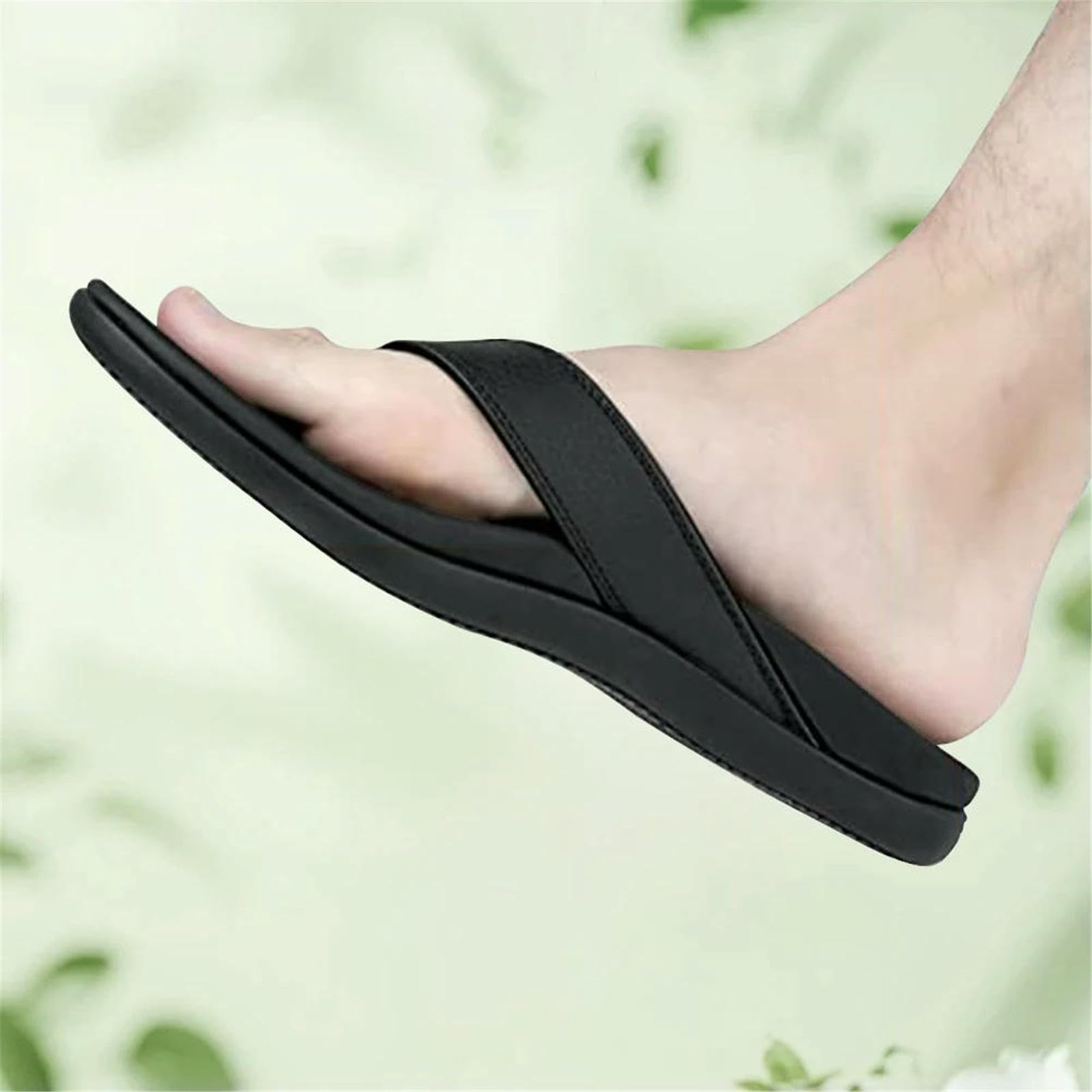 Chanclas Sandalias Cómodas No De Playa para El Alivio del Estrés Y Pie-gris-44