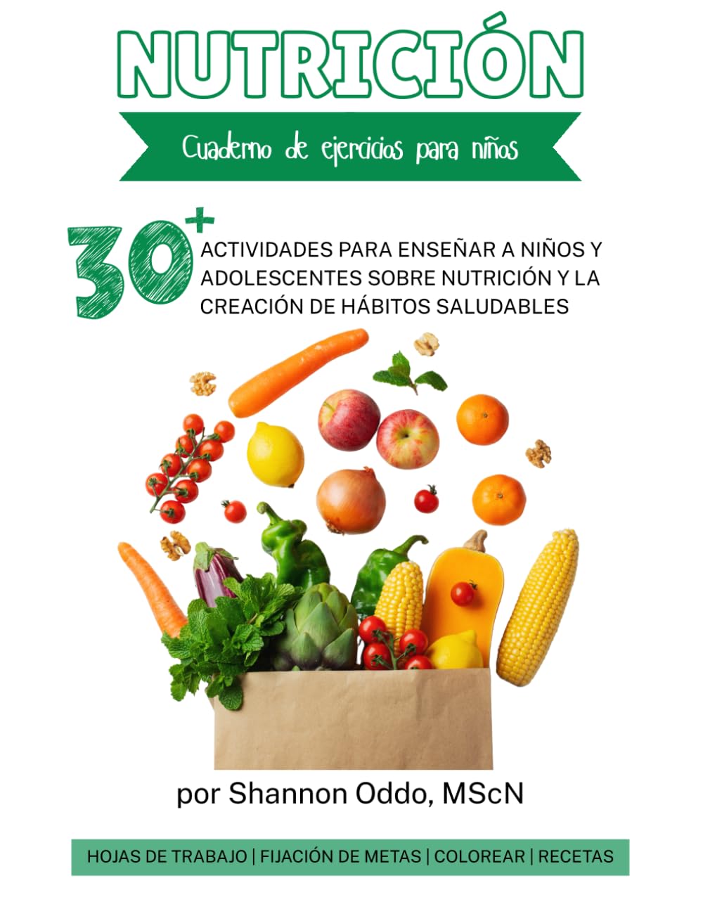 Nutrición Cuaderno de ejercicios para niños