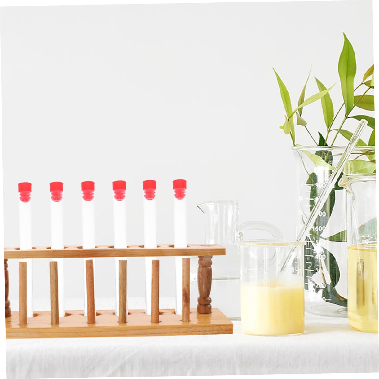 OUNONA 4stücke Test Tube Rack Stangen Stabiler Reagenzglasständer Für Forschungseinrichtungen Aufbewahrung Von Kleinigkeiten