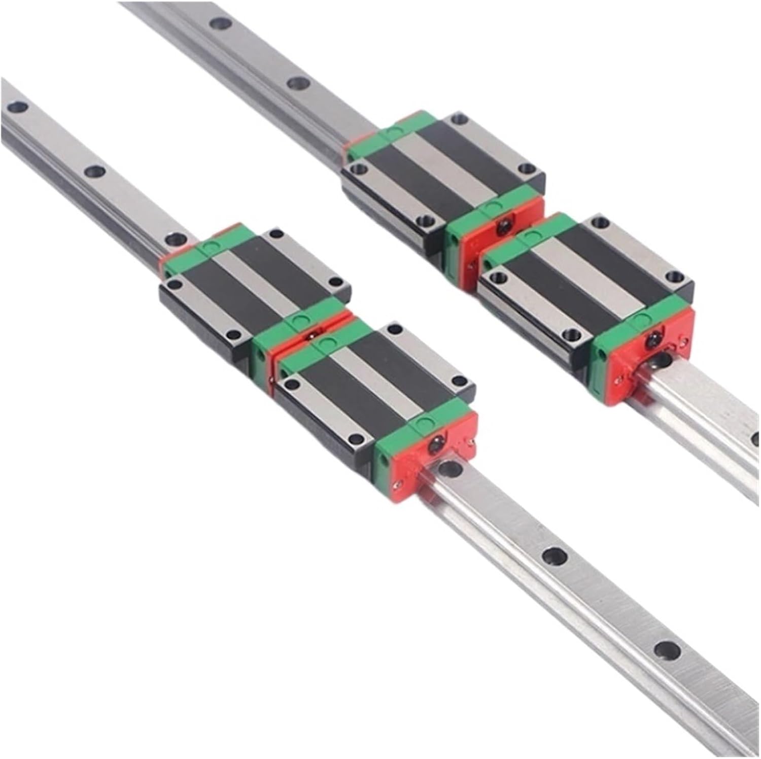 Metal Linear Motion Guide Slider 2pcs Linear Guide HGR20-1200MM + 4pcs HGW20CC Linear Slider Blocks