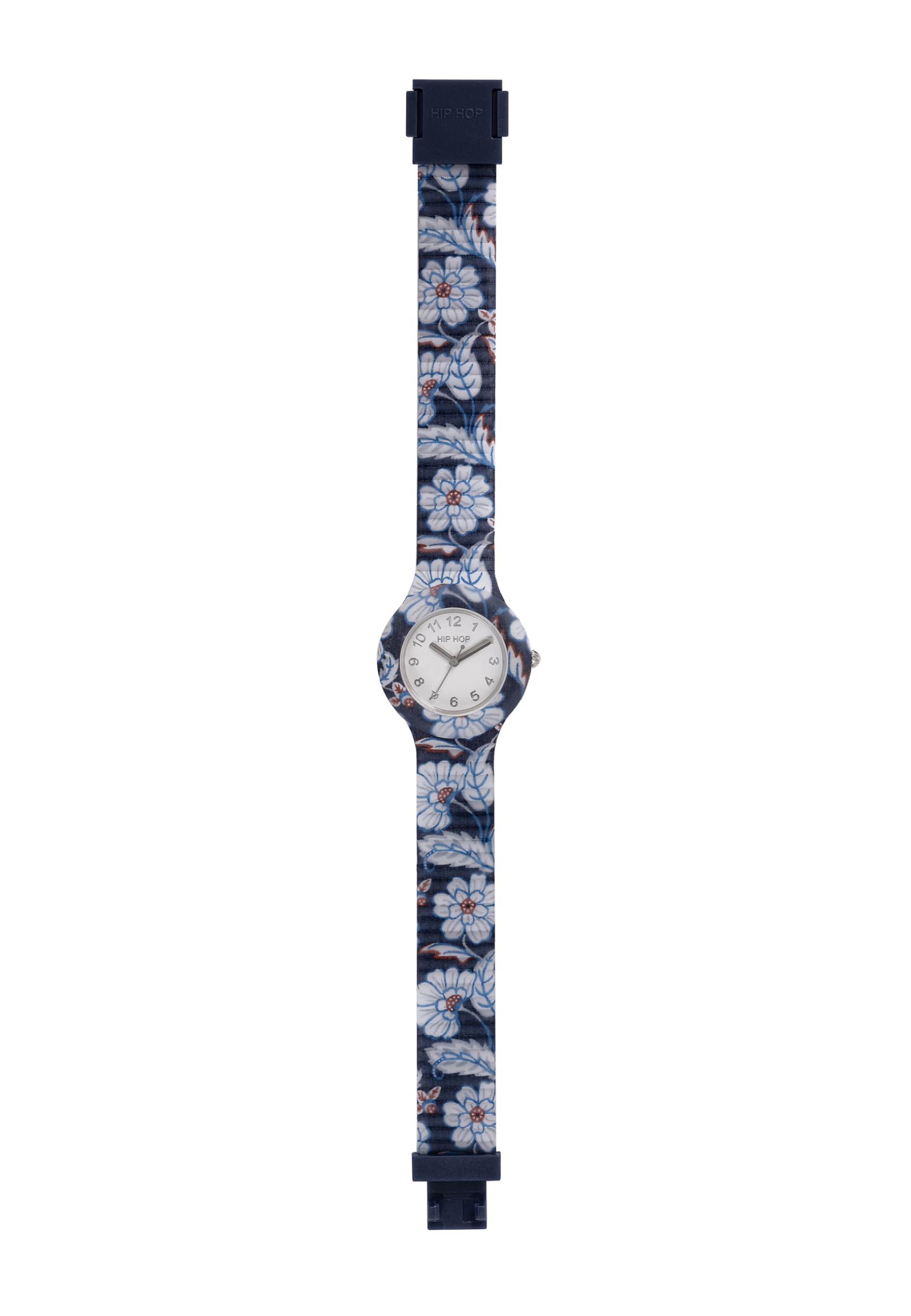 HIP HOP, Collezione Winter Blossom, Orologio Donna a Tema Fiori Invernali con Tessuti Liberty e Cinturino In Silicone, Resistente all'Acqua