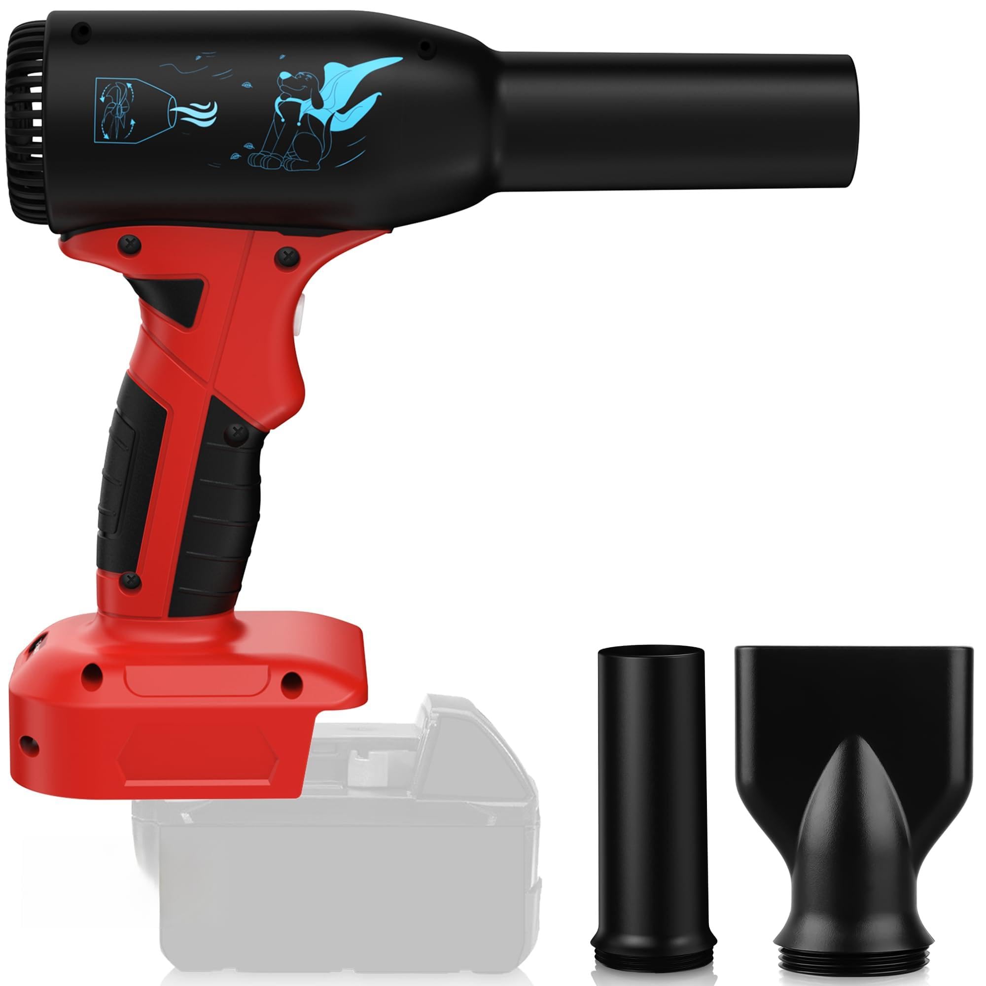 Photo 1 of YNDZ 500W Jet Dry Blower for Craftsman 20V V20 Battery- Super Jet Fan 400g Wind Speed,Rechargeable Air Blower - Mini Jet Fan with 3 Adjustable Speeds for Computer Outdoors Car Home