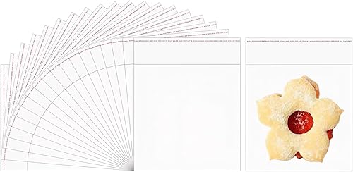 500 bolsas pequeñas de celofán transparente de 3 x 3 pulgadas, bolsas de plástico autosellantes de 1 mil, bolsas de celofán resellables para joyas,