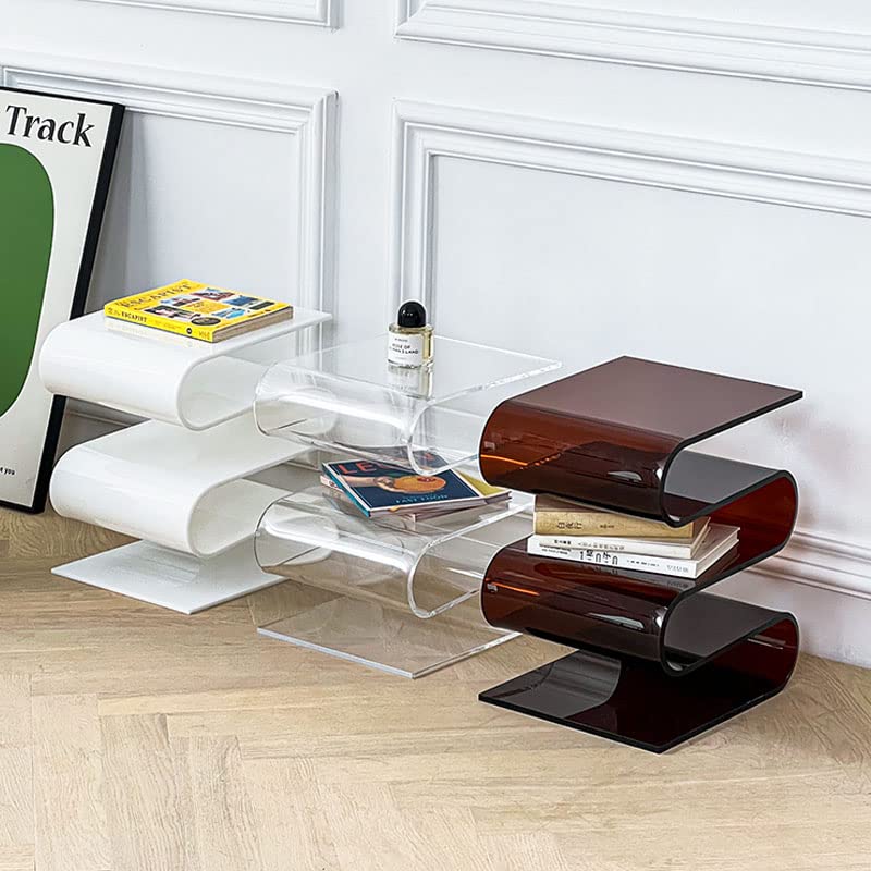 Amazon.com: Transparent Acrylic Magazine Holder Clear Bookshelf