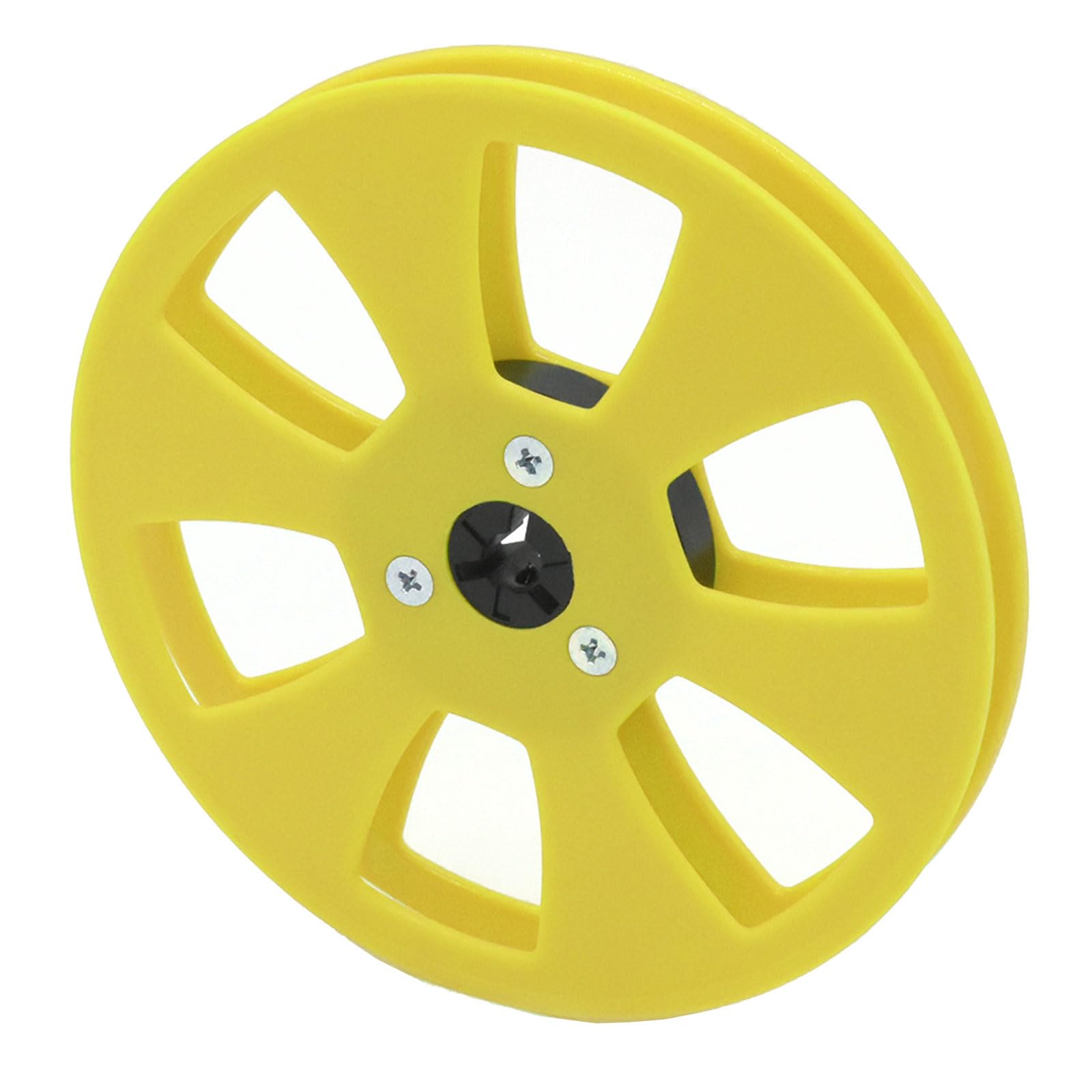 ordinarYone Professional 5 Inch Diameter Empty Tape Reel Featuring 6 Hole Flange Design for Enhances Stability in Open Reel Tape